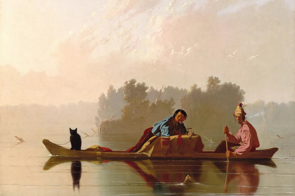 Fur Traders Descending the Missouri
