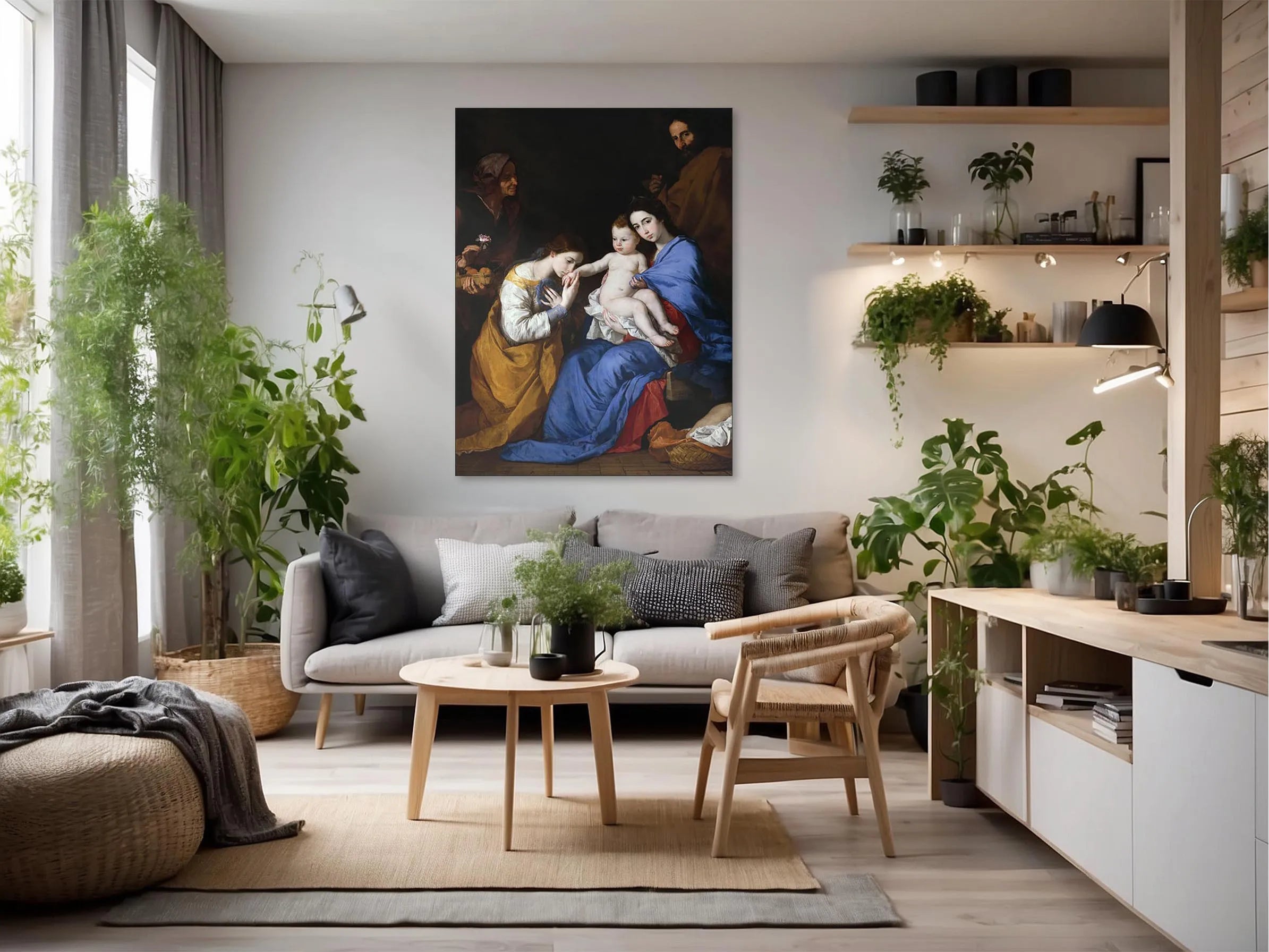 The Holy Family with Saints Anne and Catherine of Alexandria