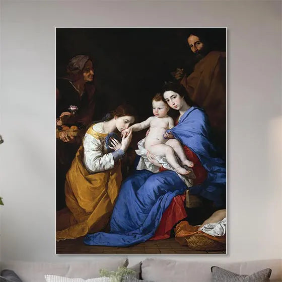 The Holy Family with Saints Anne and Catherine of Alexandria