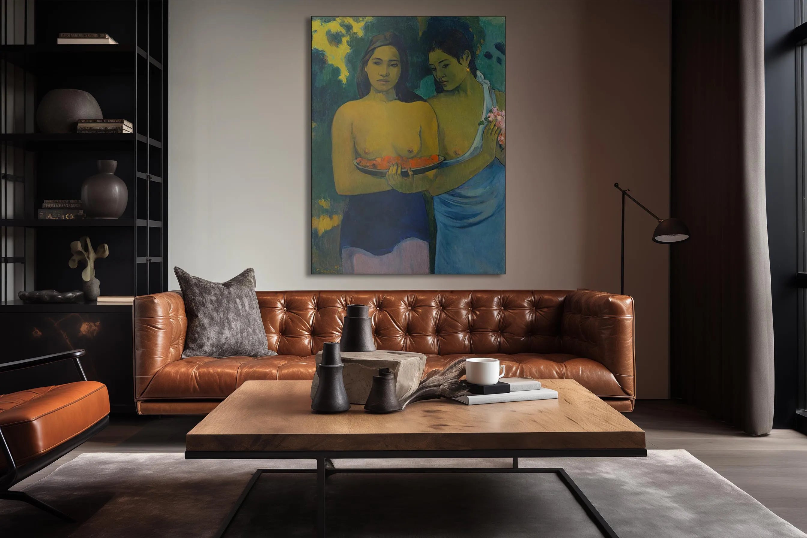 Twee Tahitiaanse vrouwen