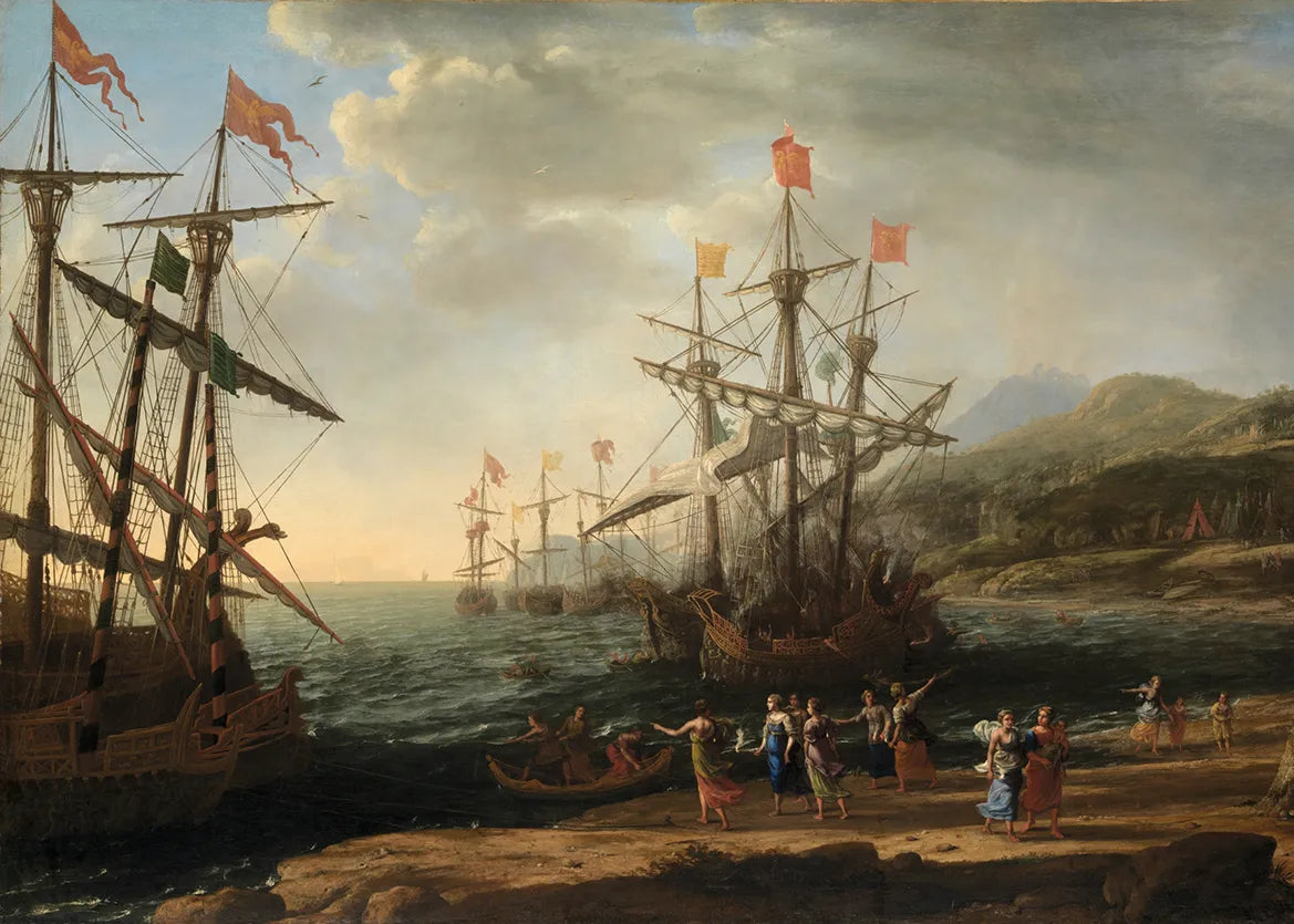 The Trojan Women Setting Fire to Their Fleet
