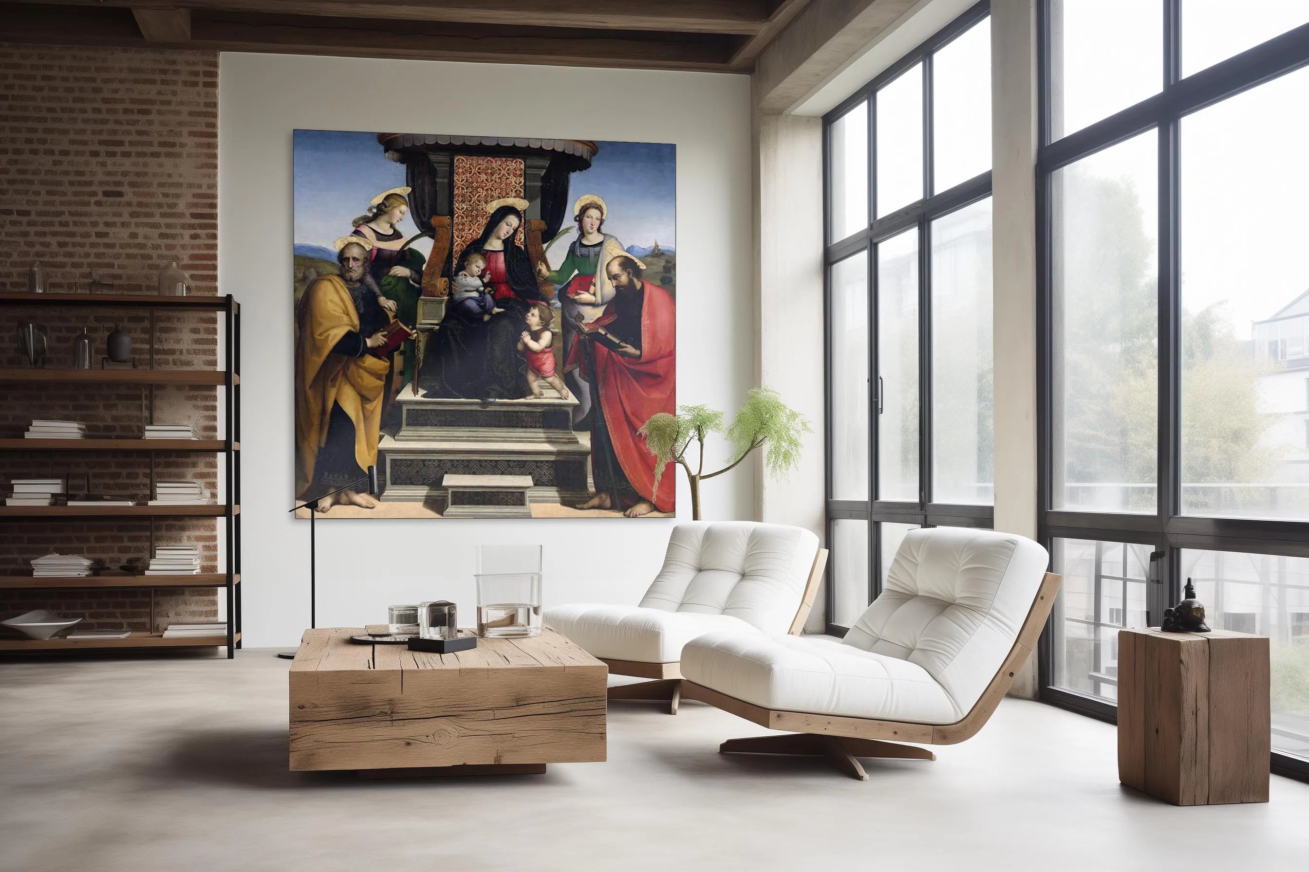 Madonna and Child Enthroned with Saints
