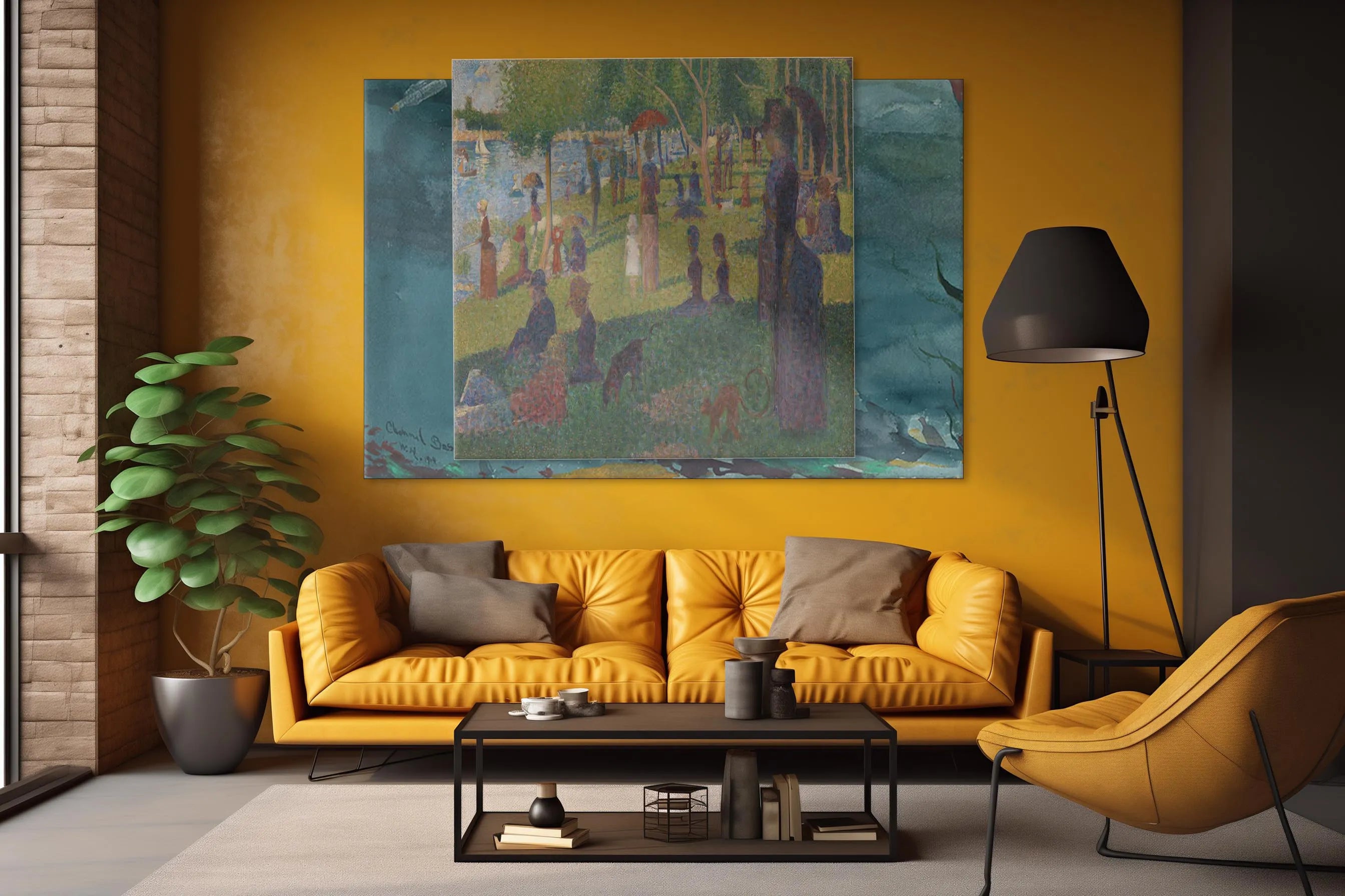 Study for "A Sunday on La Grande Jatte"