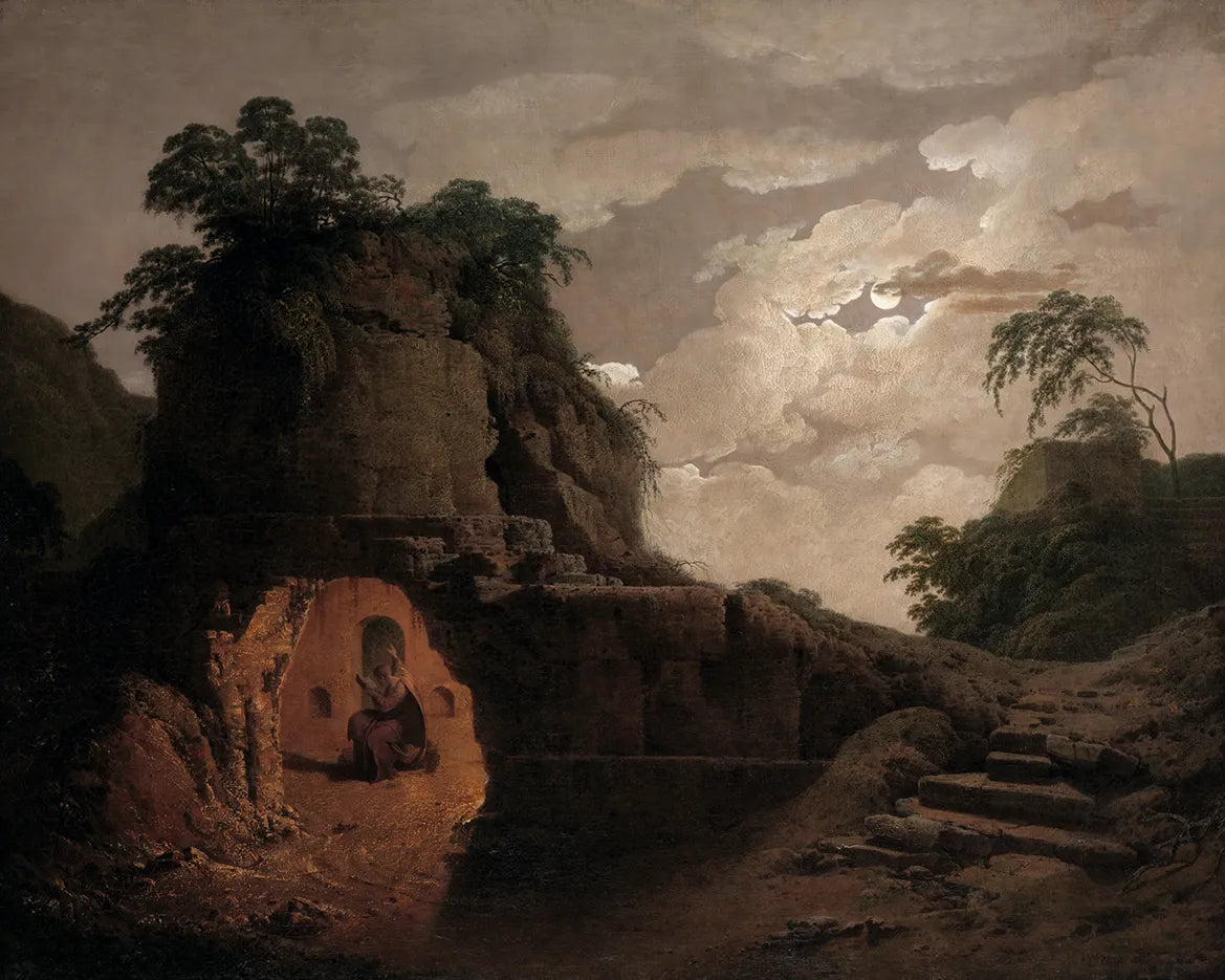 Virgil's Tomb by Moonlight, with Silius Italicus Declaiming