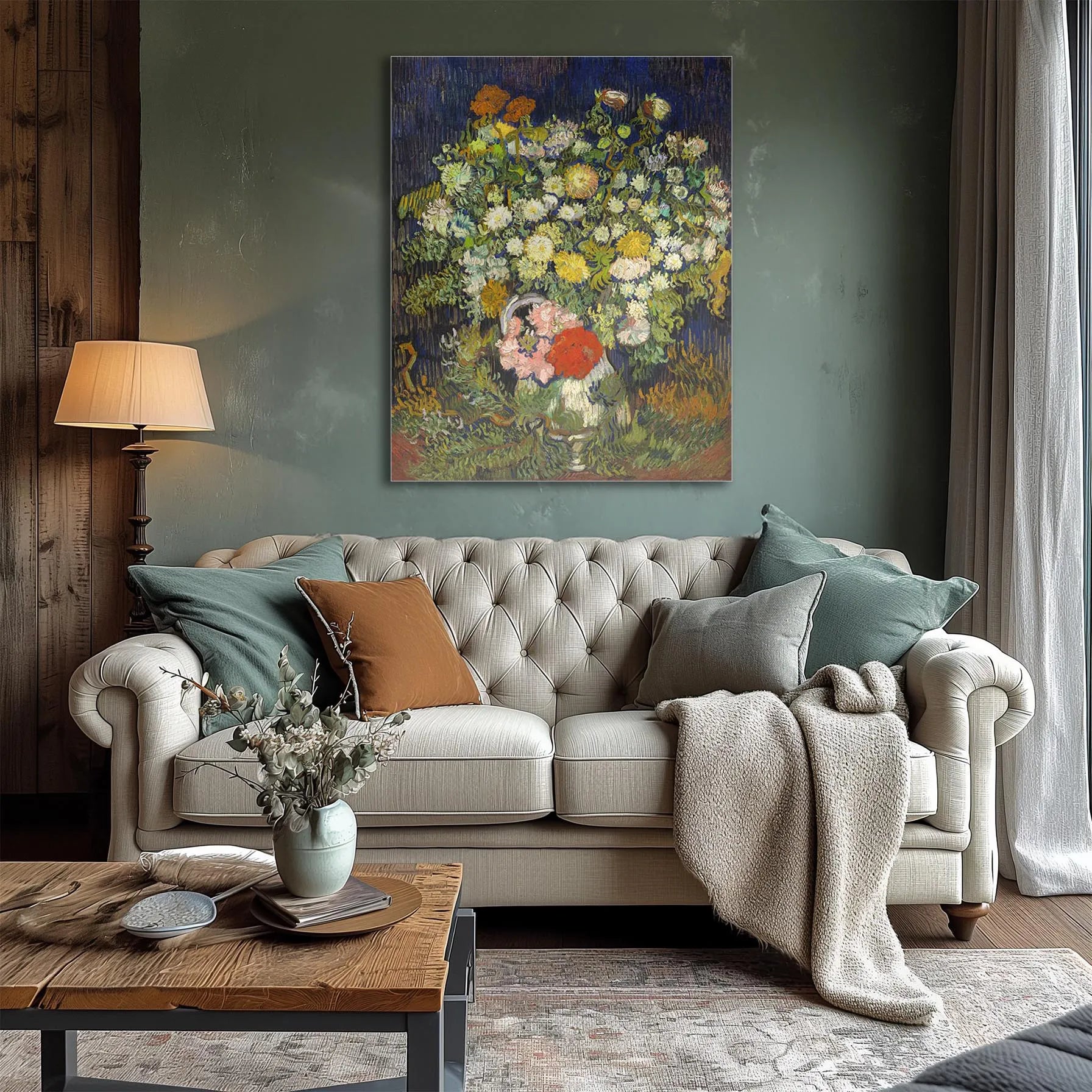 Bouquet of Flowers in a Vase