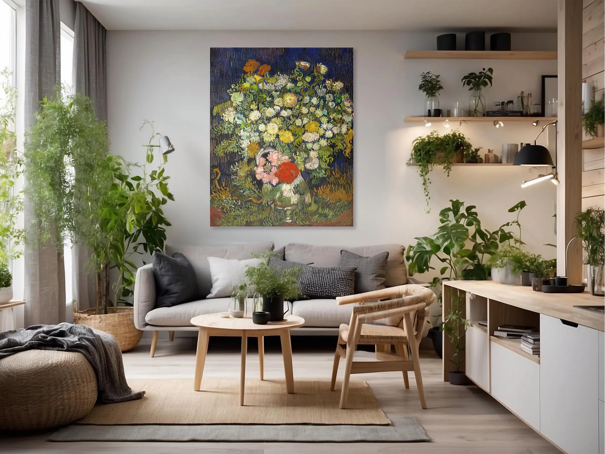 Bouquet of Flowers in a Vase