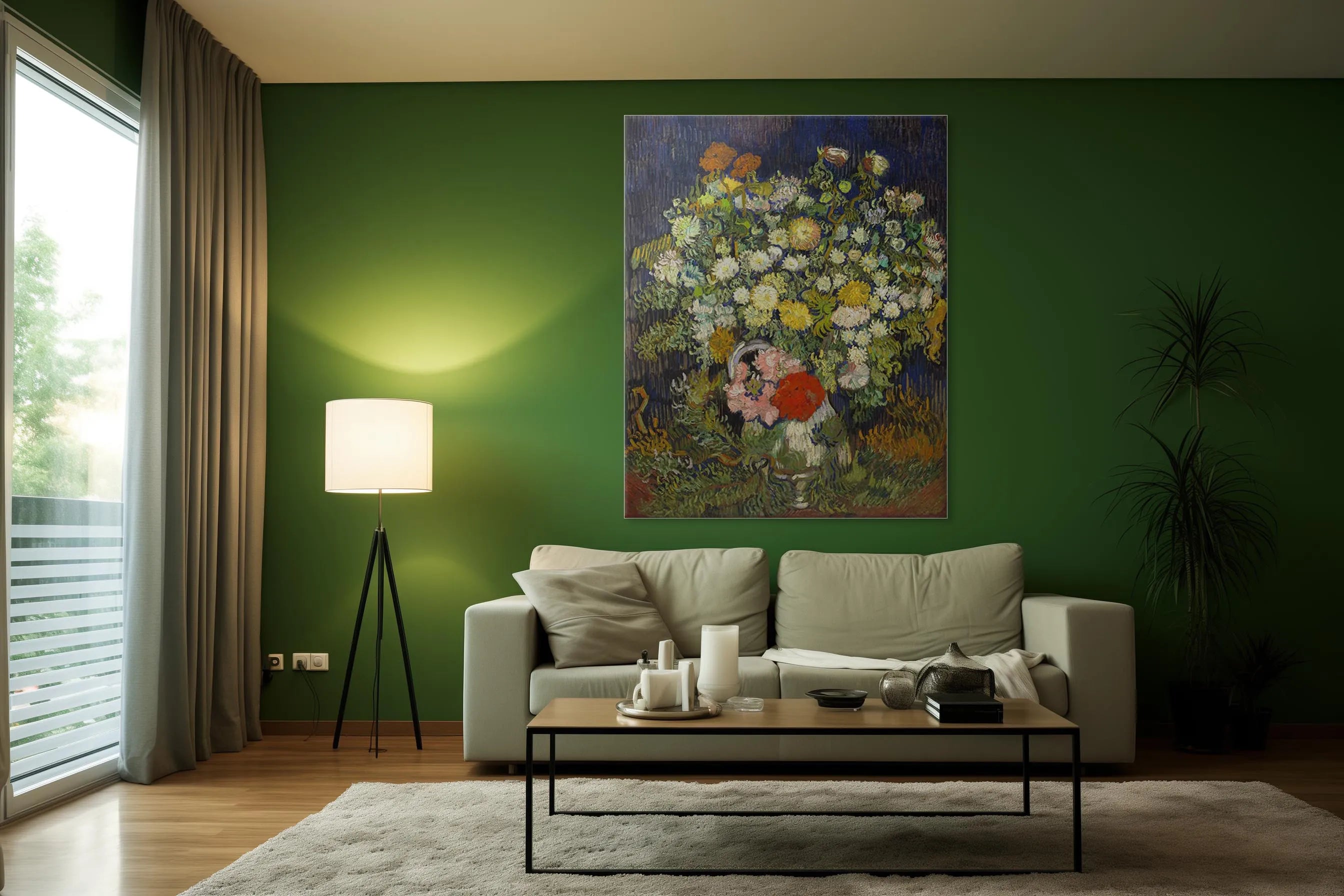Bouquet of Flowers in a Vase