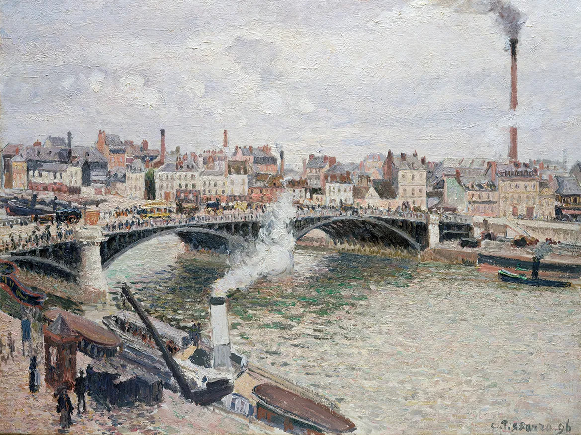 Morgen, ein bewölkter Tag, Rouen