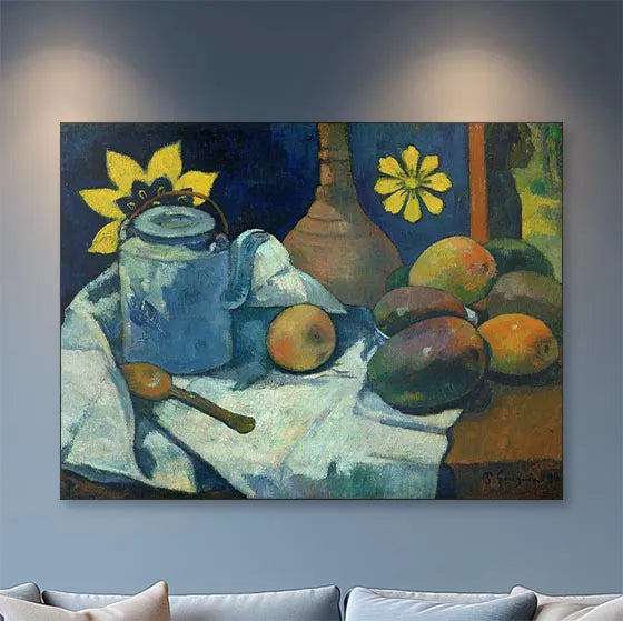 Still Life with Teapot and Fruit