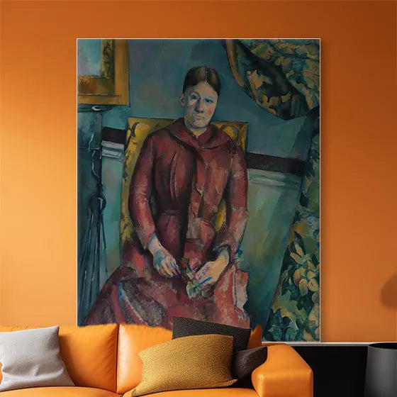 Madame Cézanne in a Red Dress