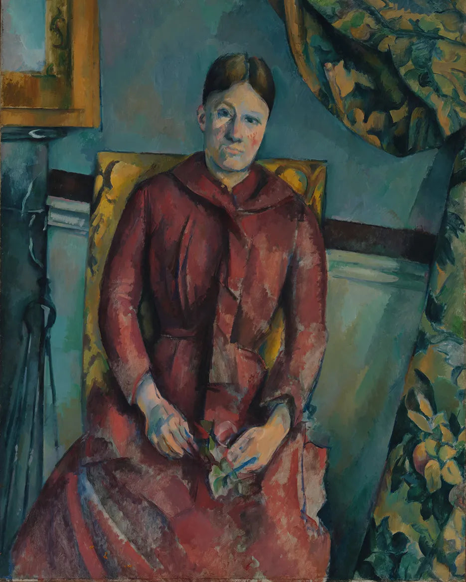 Madame Cézanne in a Red Dress