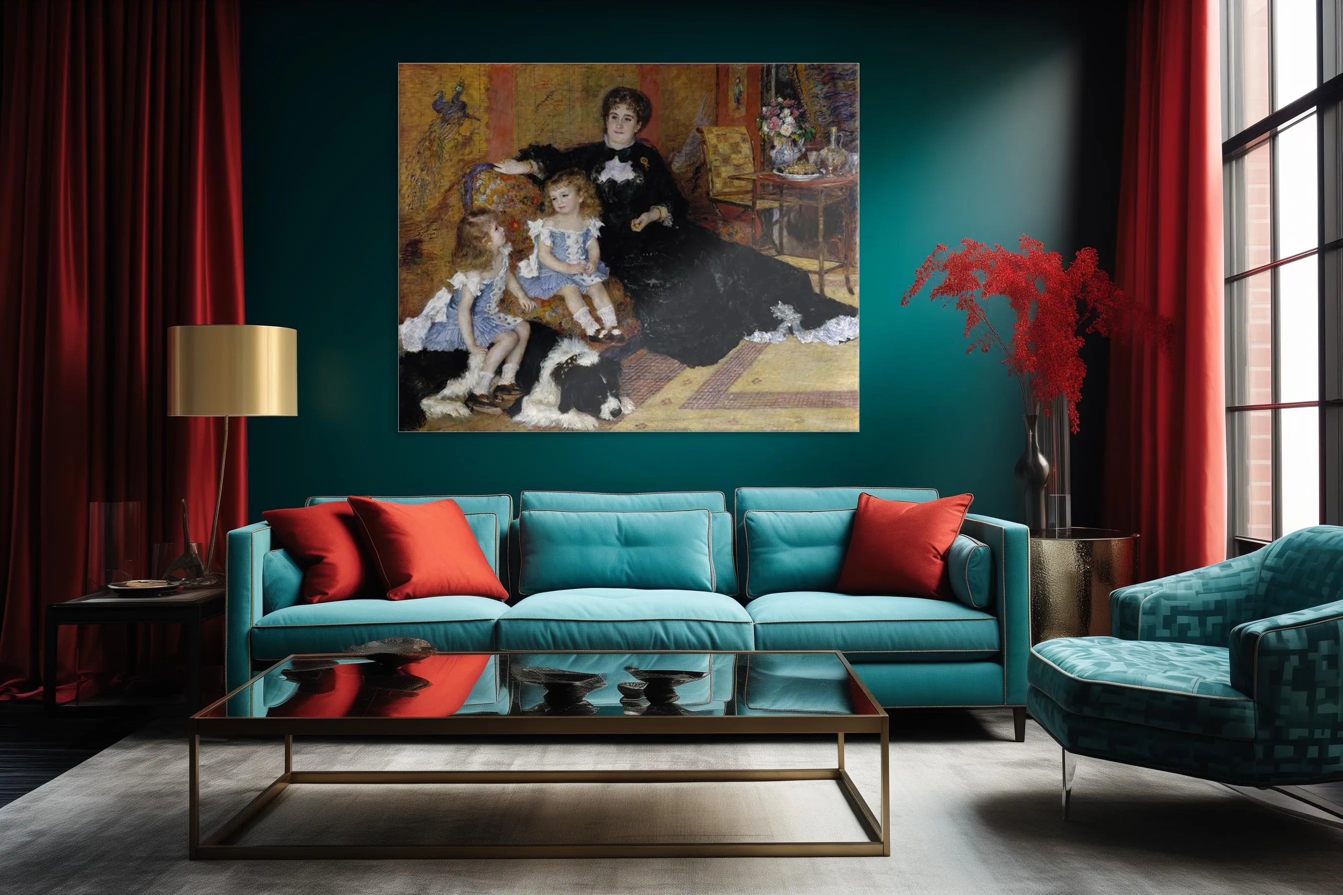 Madame Georges Charpentier and Her Children