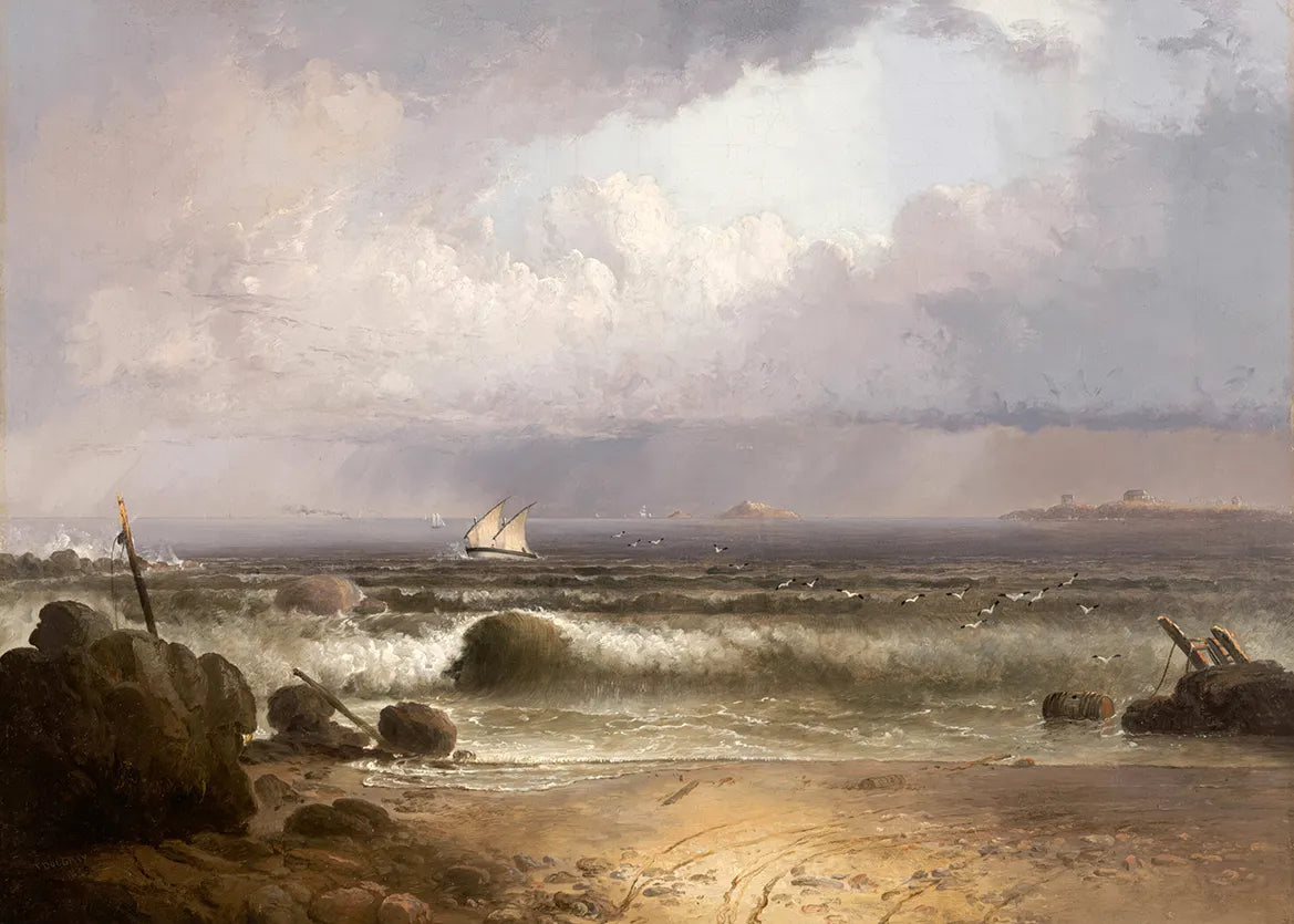 Coming Squall (Nahant Beach with a Summer Shower)