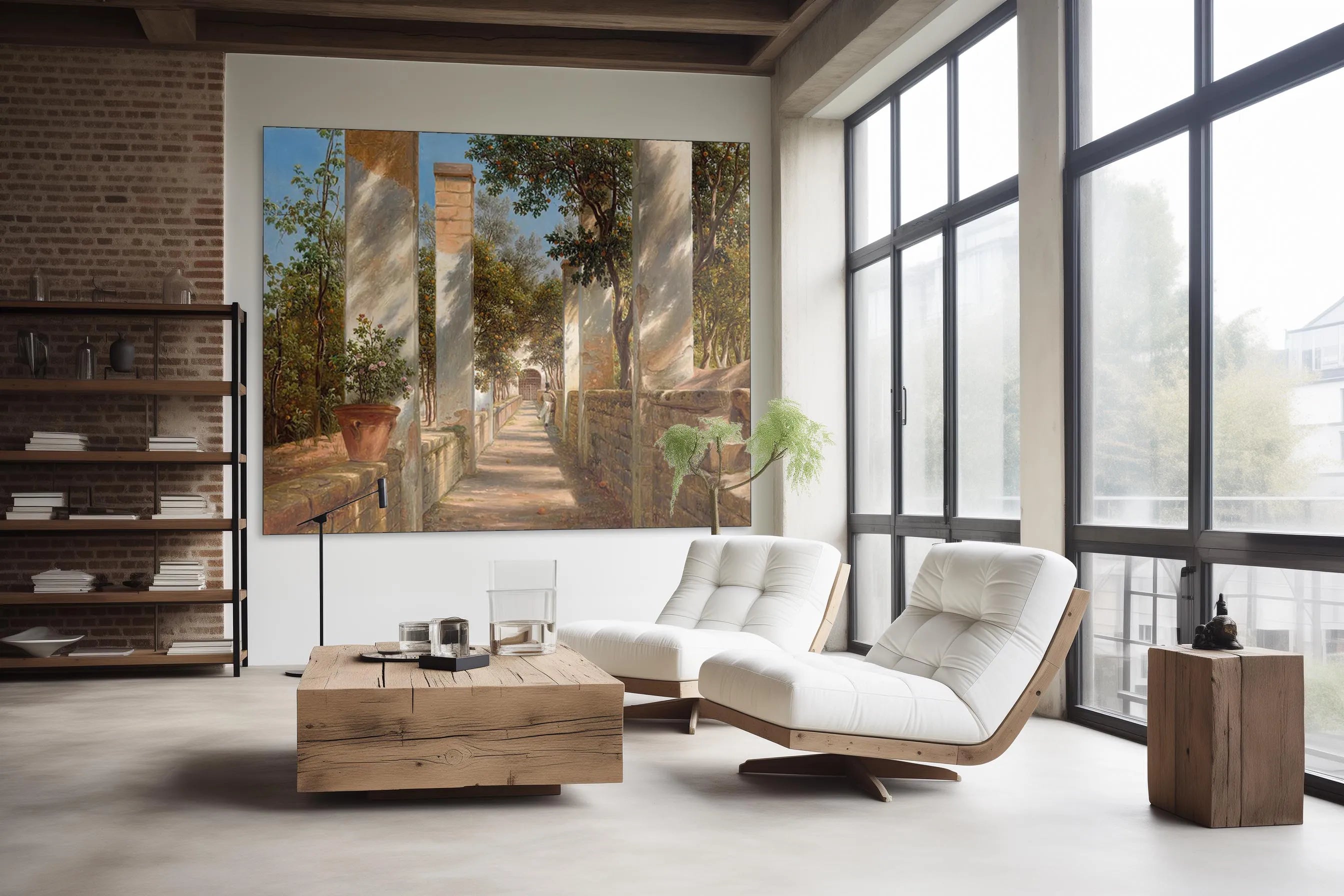 Pergola with Oranges