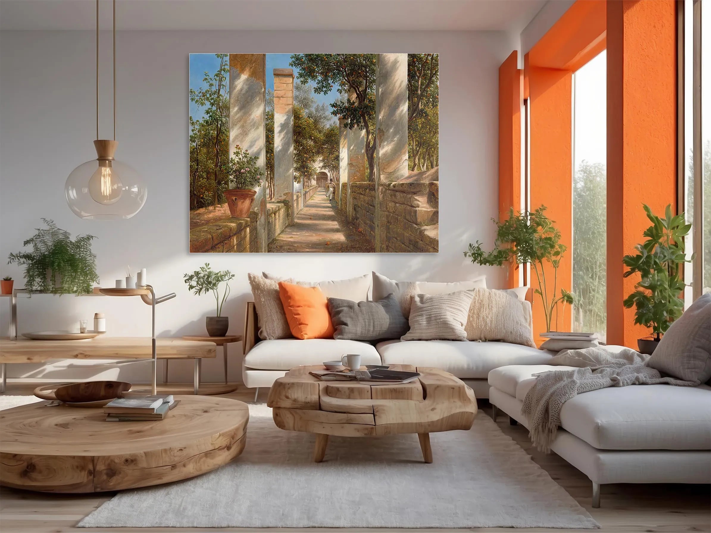 Pergola with Oranges