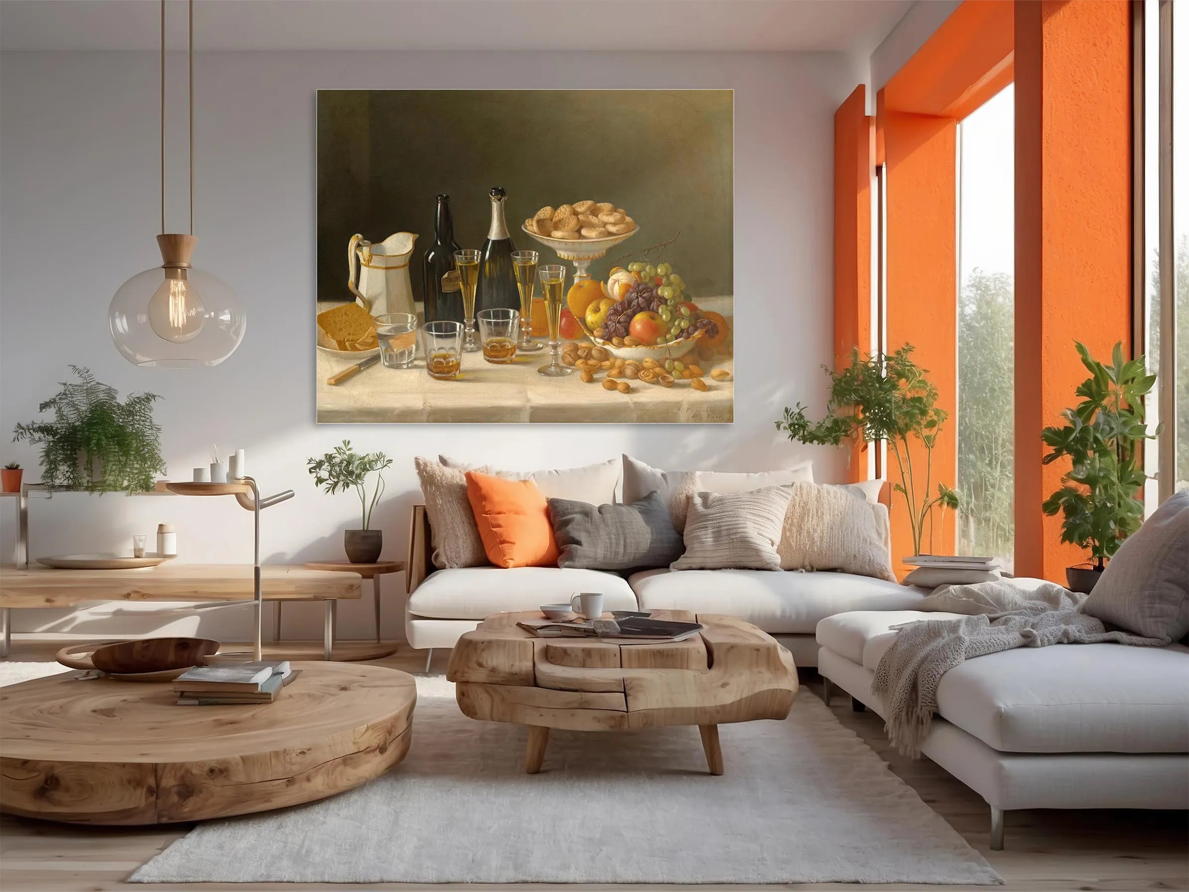 Wine, Cheese, and Fruit