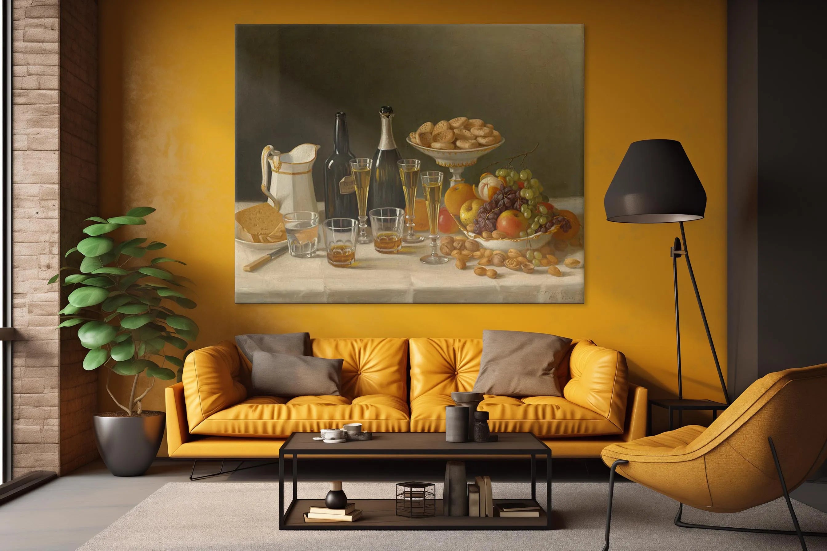 Wine, Cheese, and Fruit