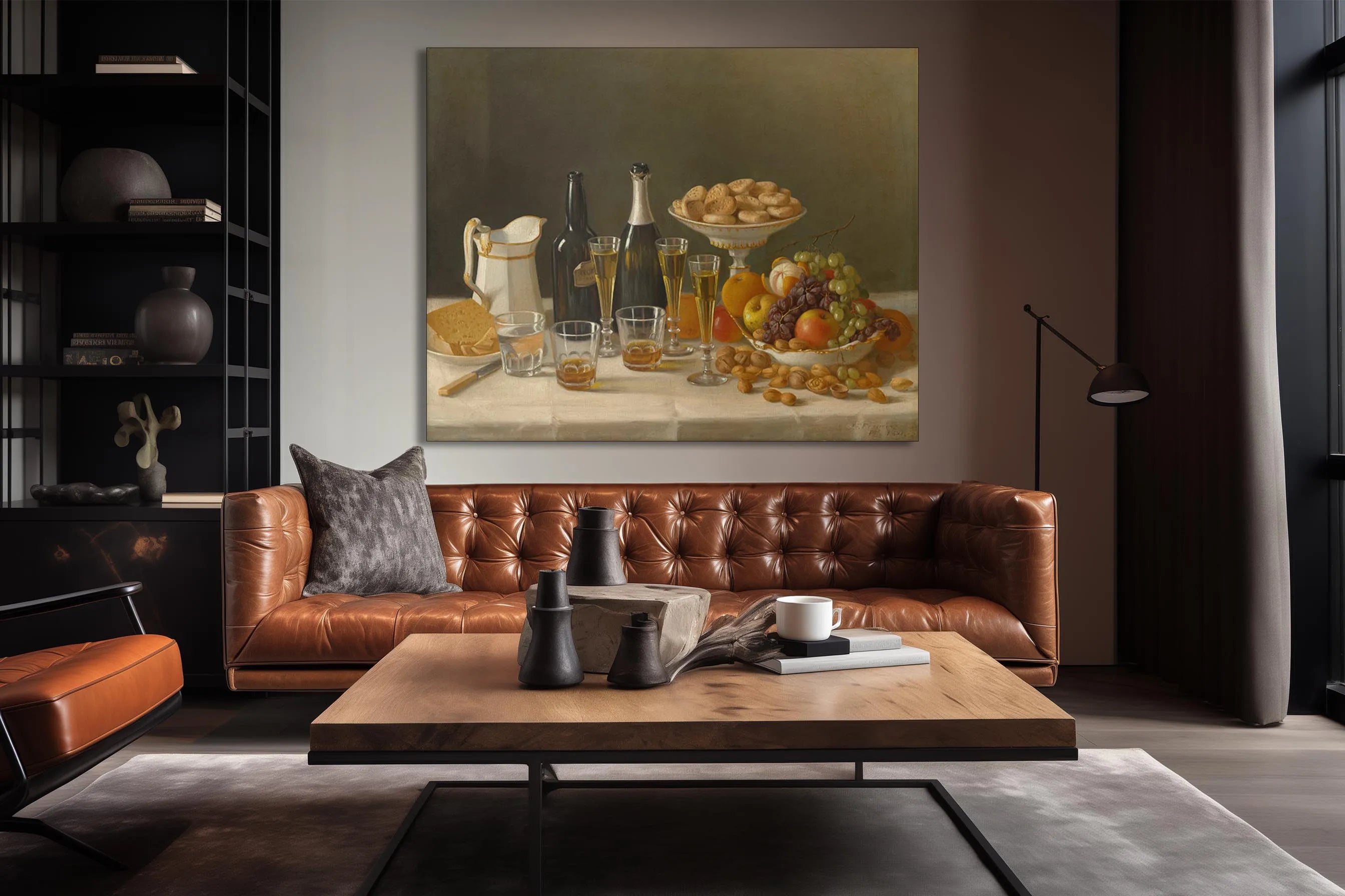 Wine, Cheese, and Fruit