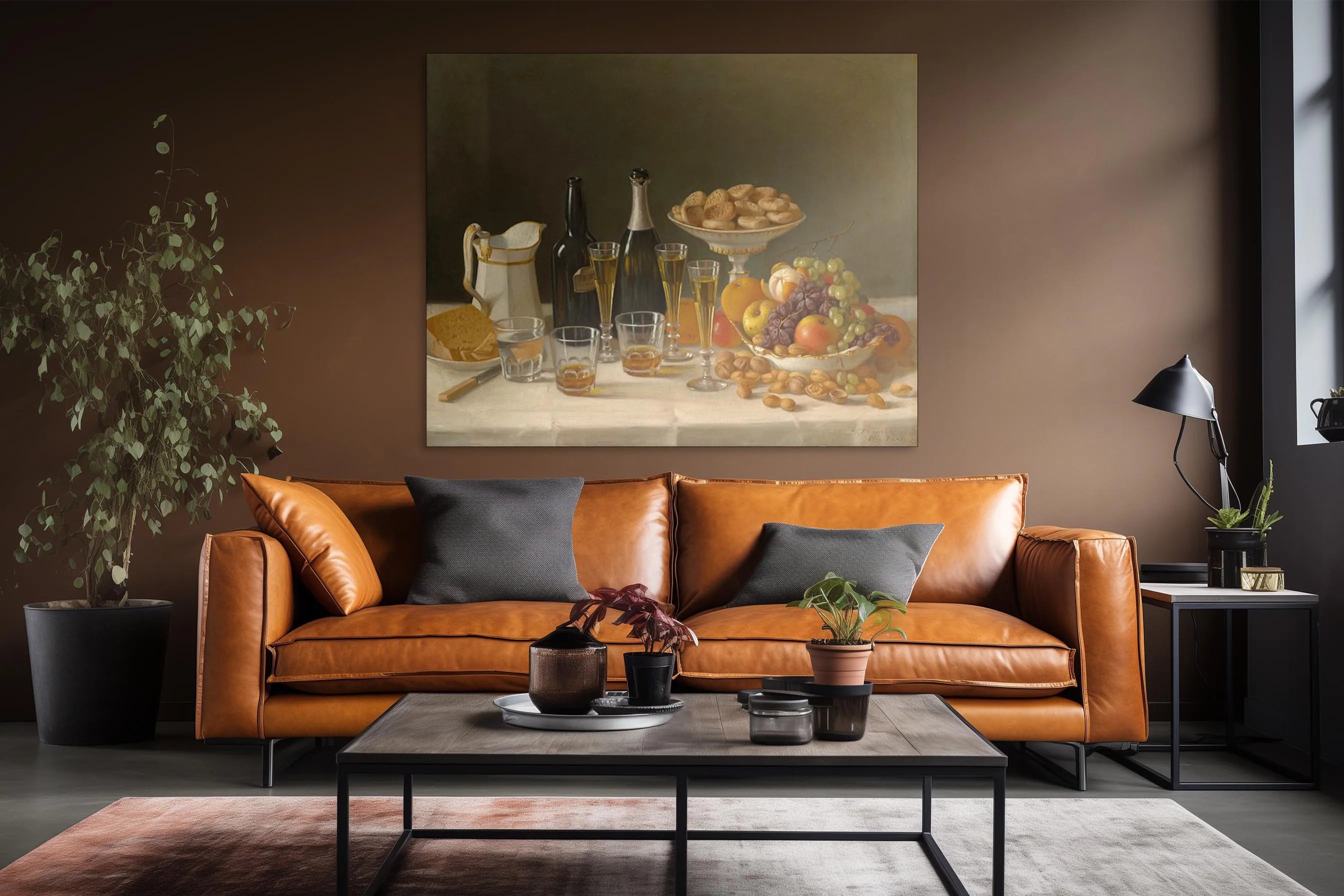 Wine, Cheese, and Fruit