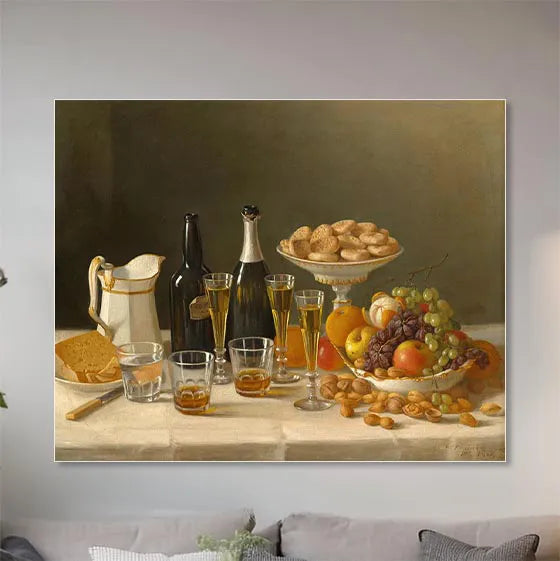 Wine, Cheese, and Fruit