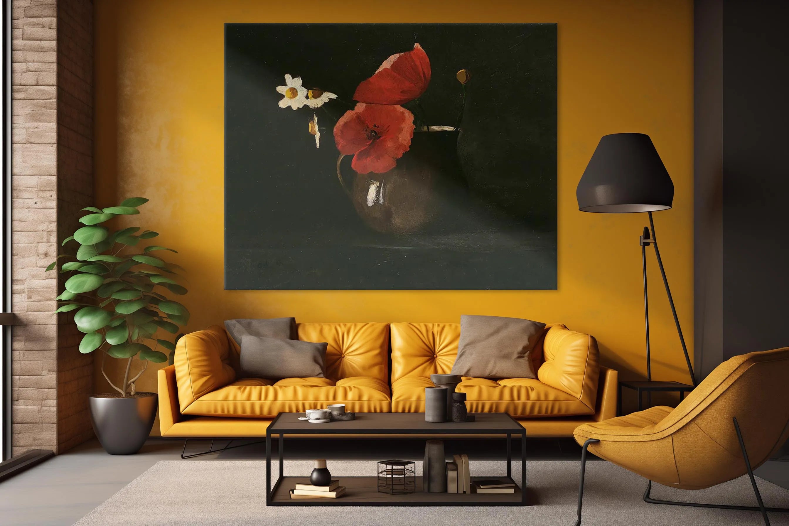 Flowers: Poppies and Daisies