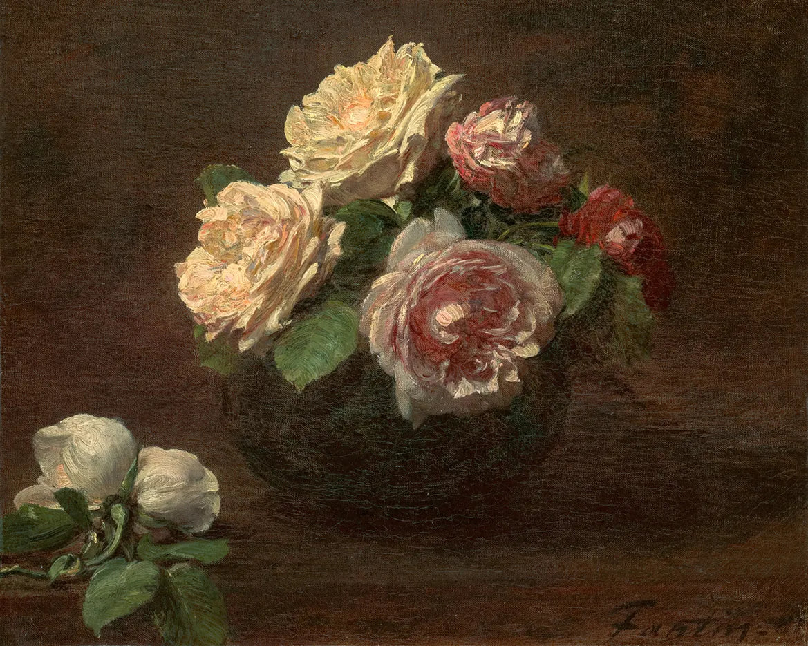 Roses in a Bowl
