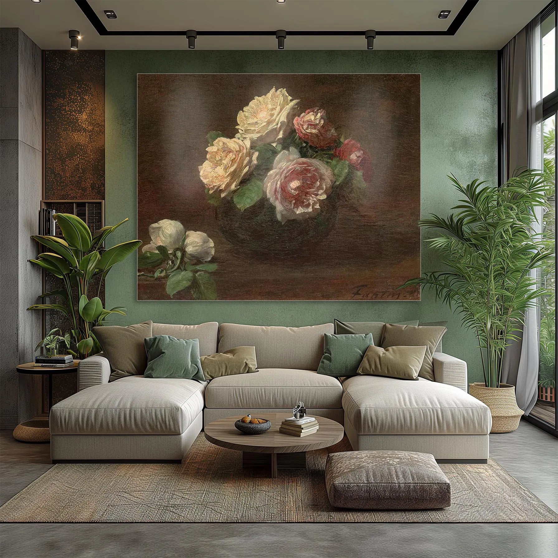 Roses in a Bowl