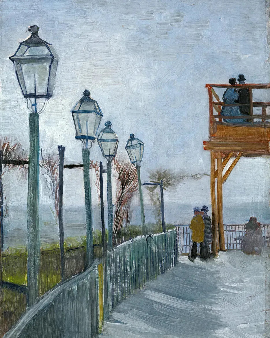 Terrace and Observation Deck at the Moulin de Blute-Fin, Montmartre