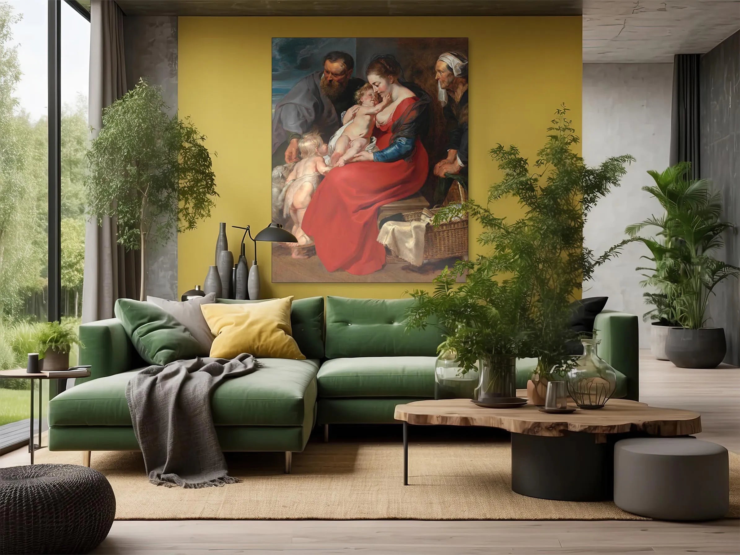 Die Heilige Familie mit den Heiligen Elisabeth und Johannes dem Täufer