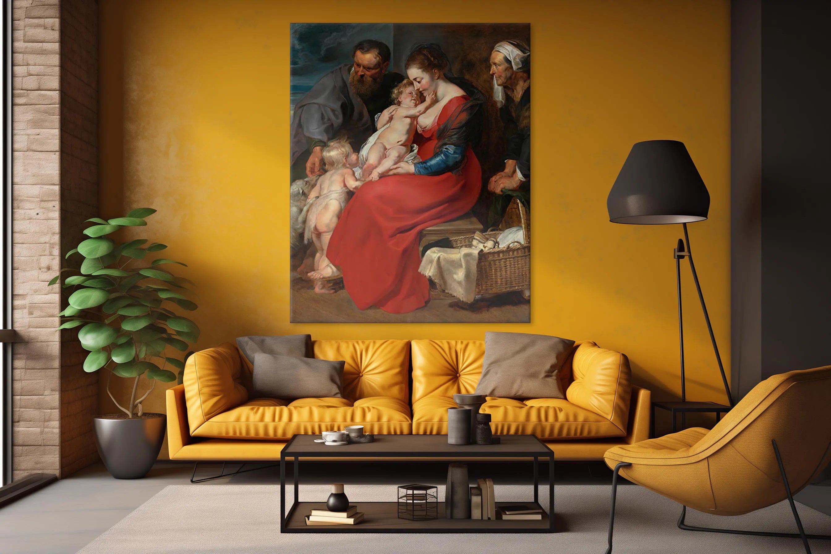 Die Heilige Familie mit den Heiligen Elisabeth und Johannes dem Täufer