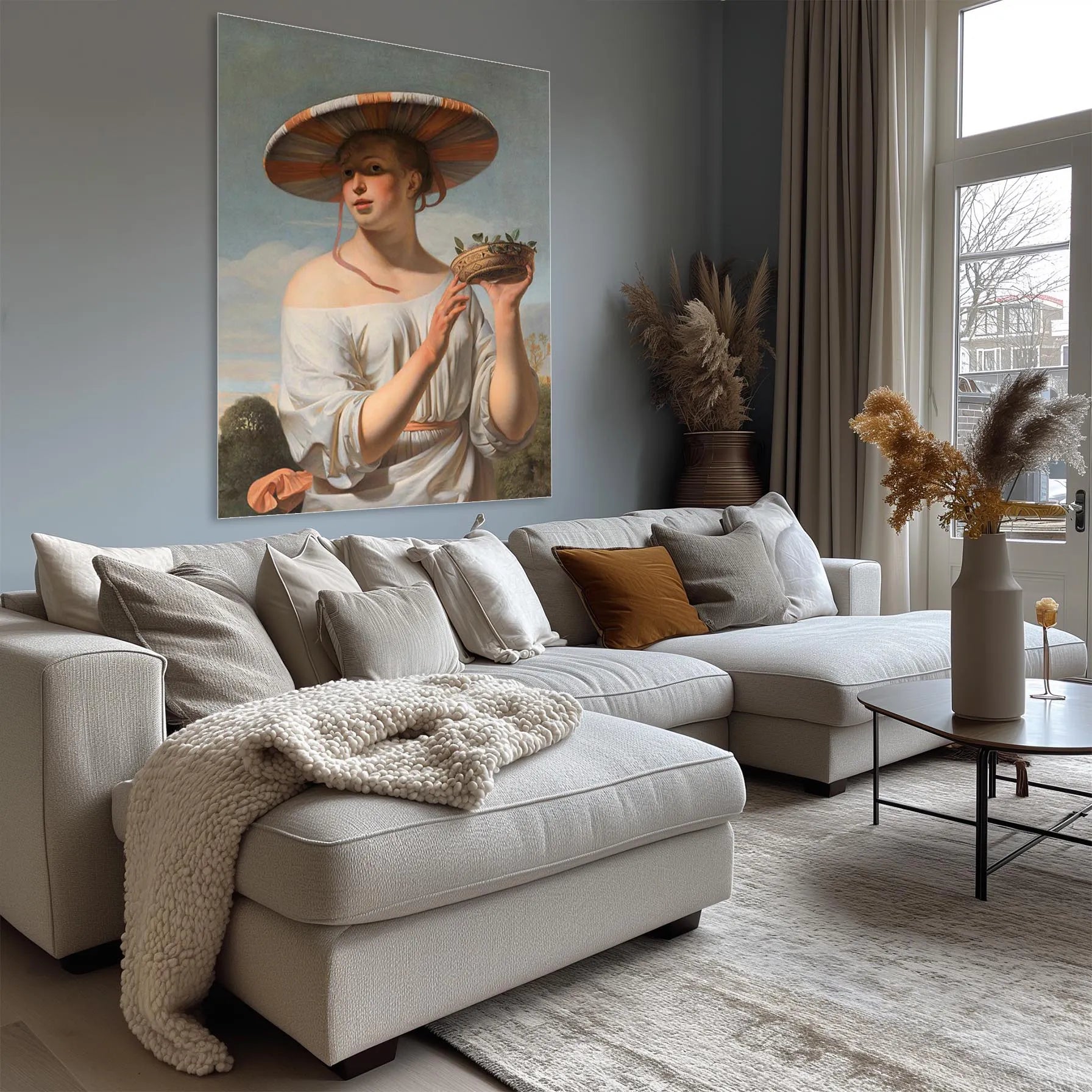 Woman in a Large Hat