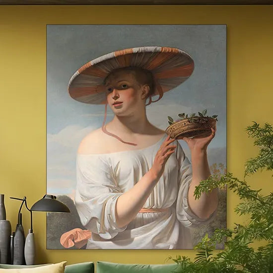 Woman in a Large Hat