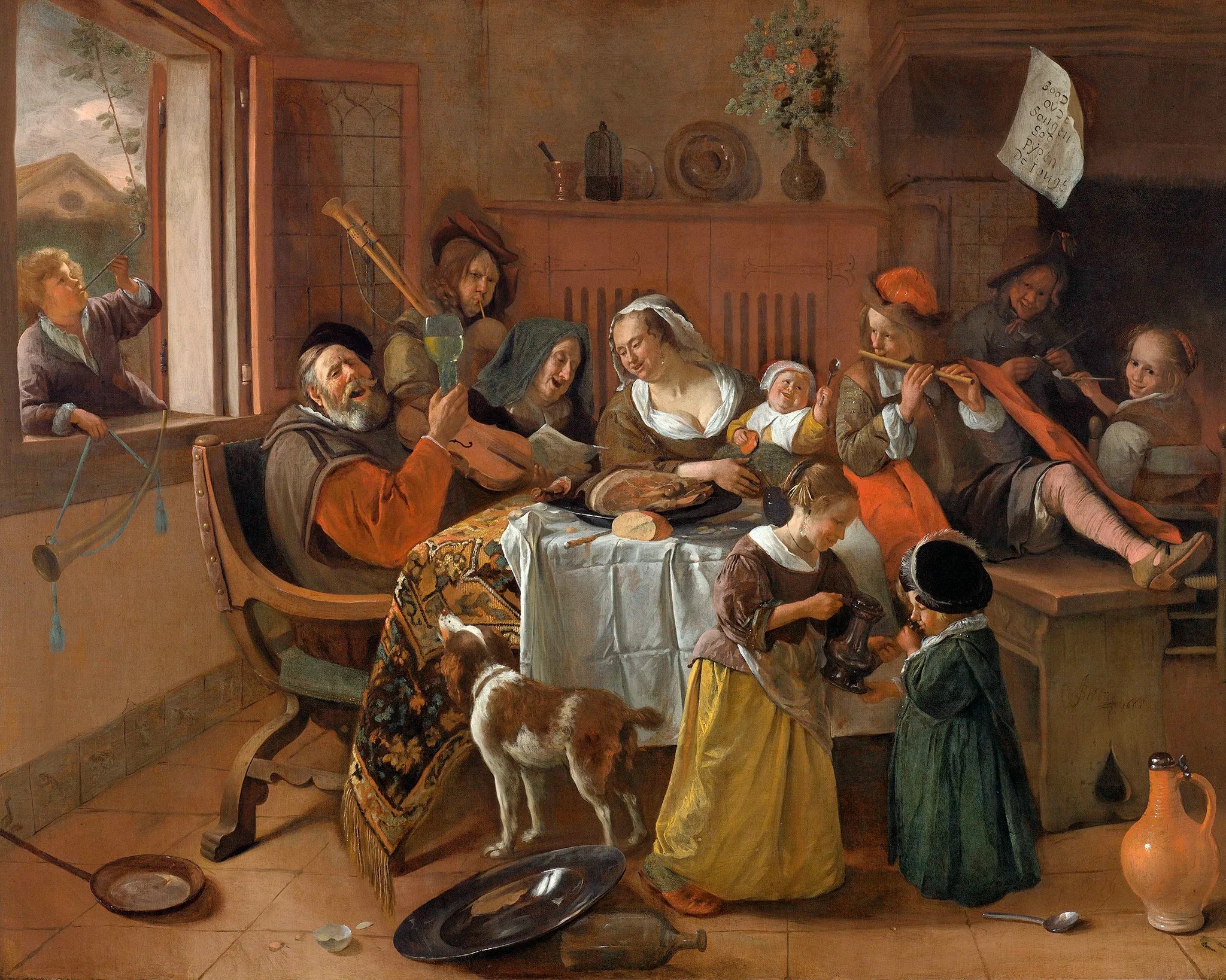 De vrolijke familie