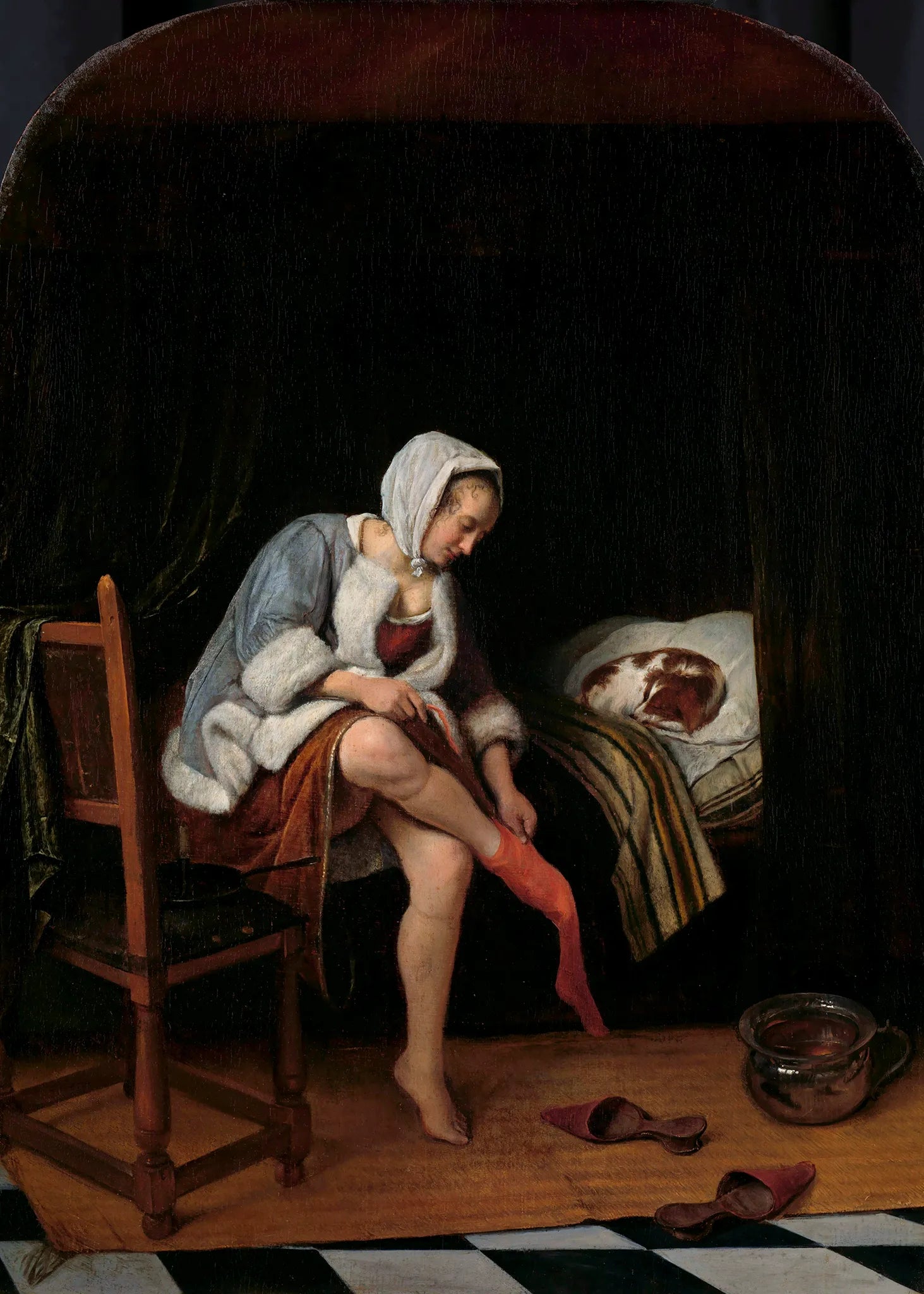 Woman at her Toilet