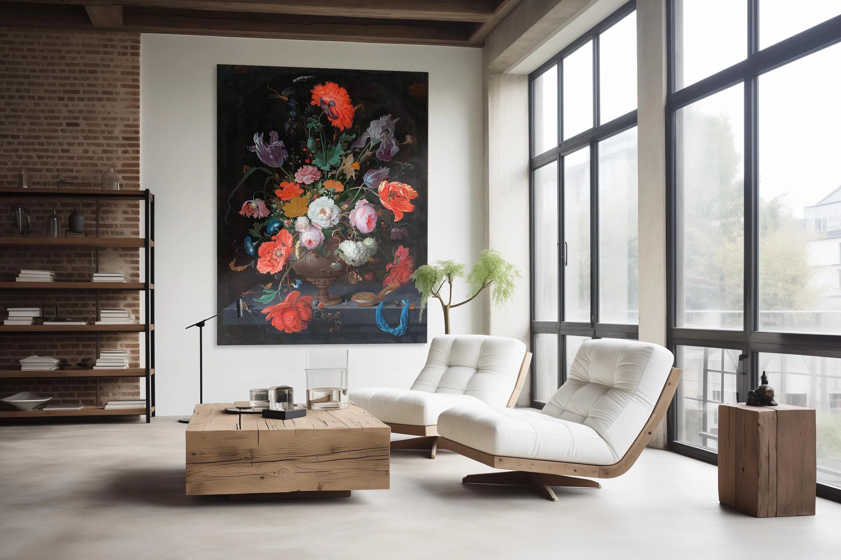 Still Life with Flowers and a Watch