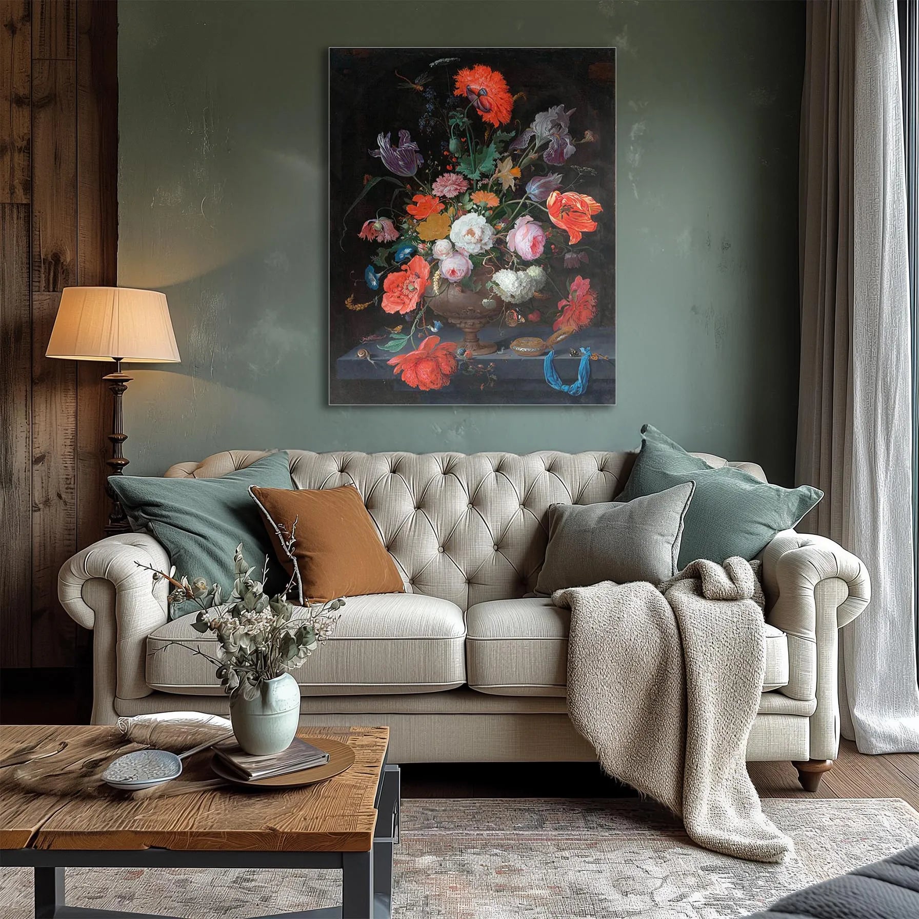 Still Life with Flowers and a Watch