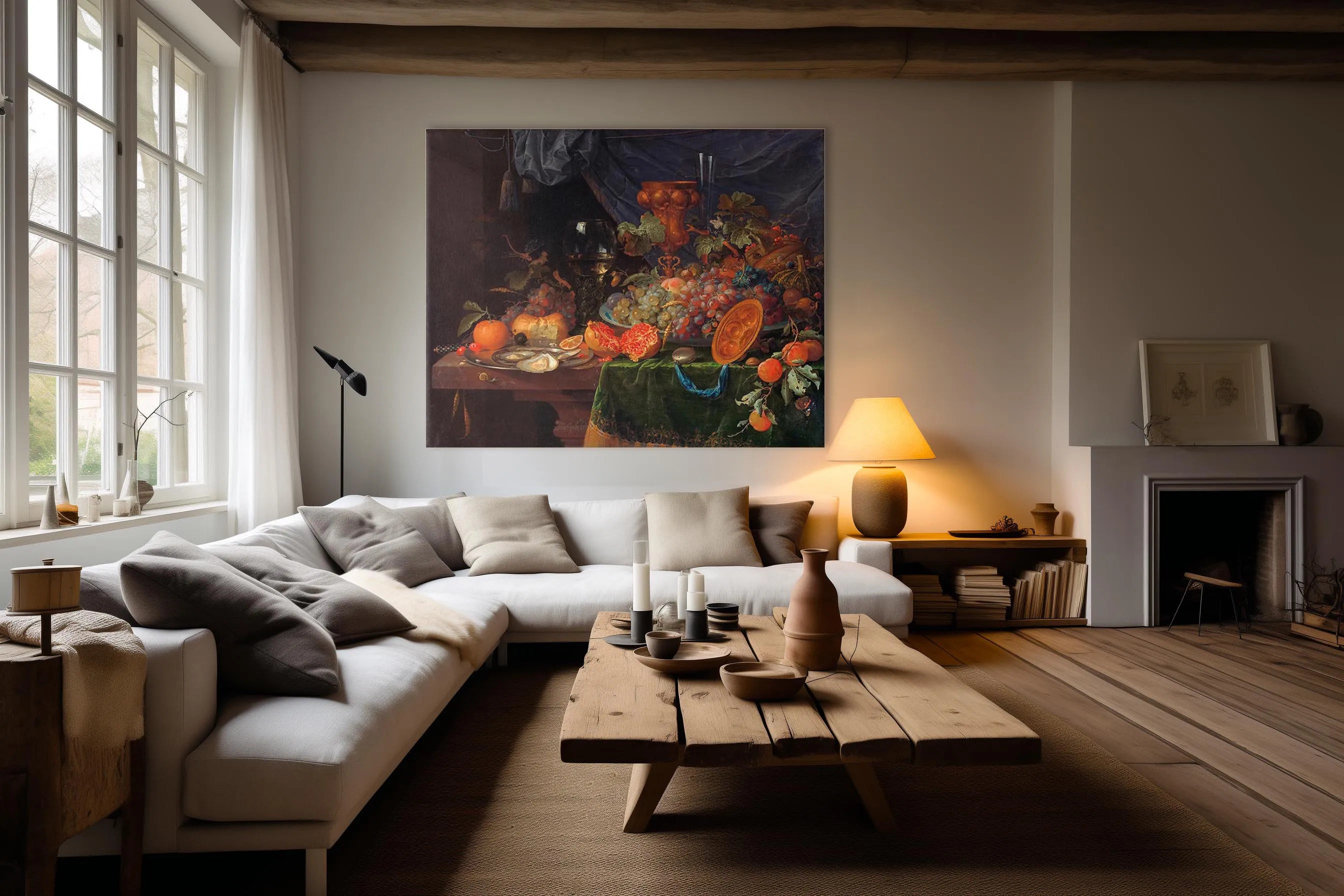 Still Life with Fruit and Oysters