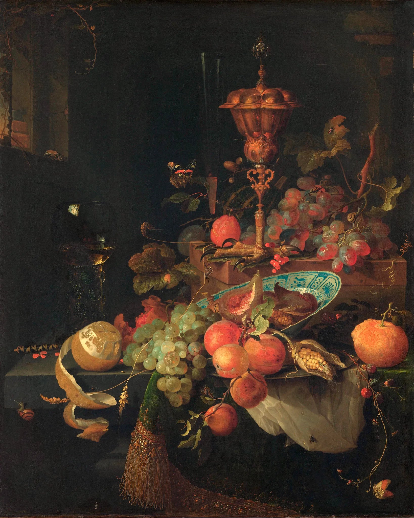 Still Life with Fruit and a Beaker on a Cock's Foot,