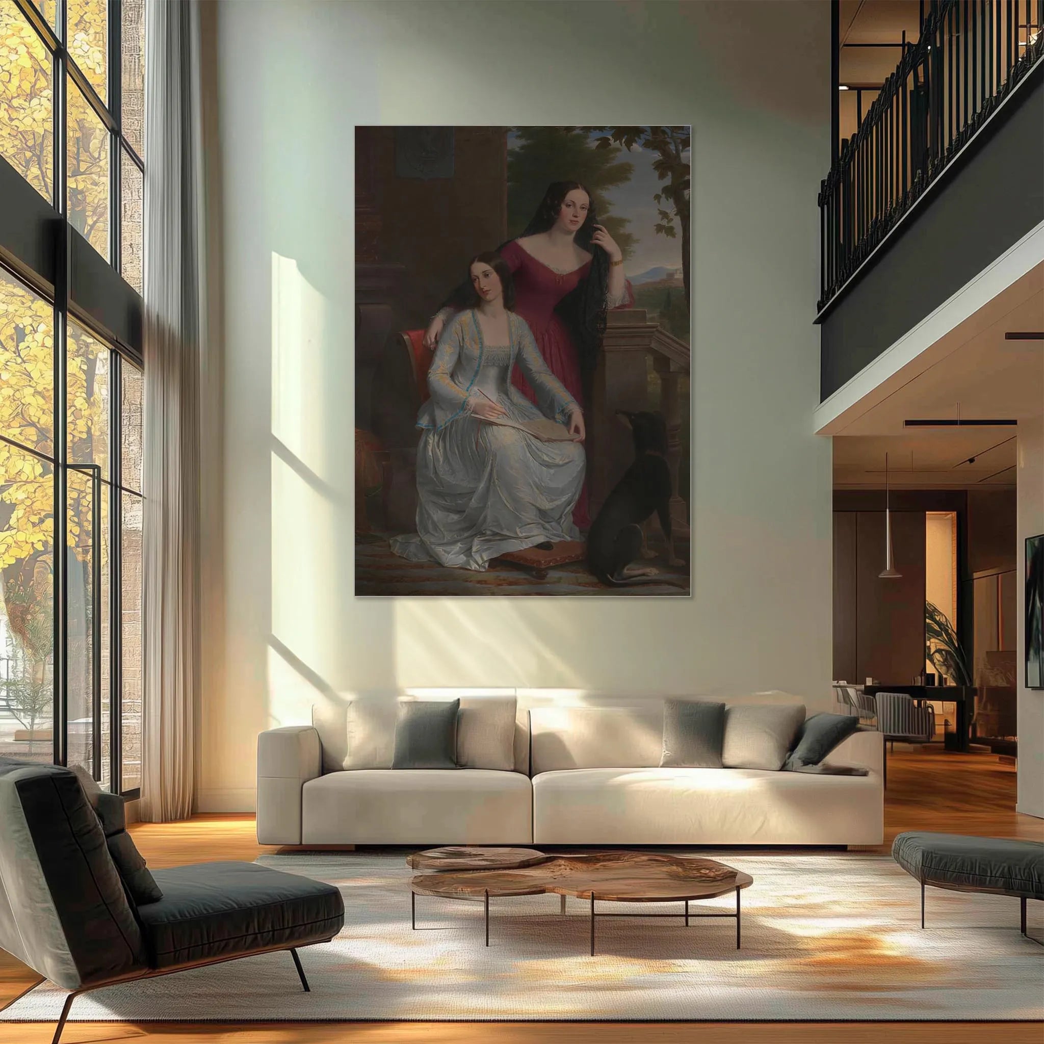 Two Women in an Italian Landscape