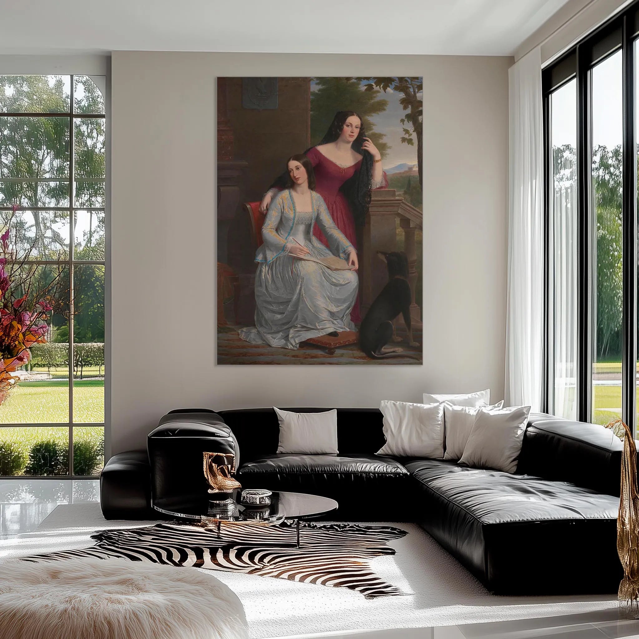 Two Women in an Italian Landscape