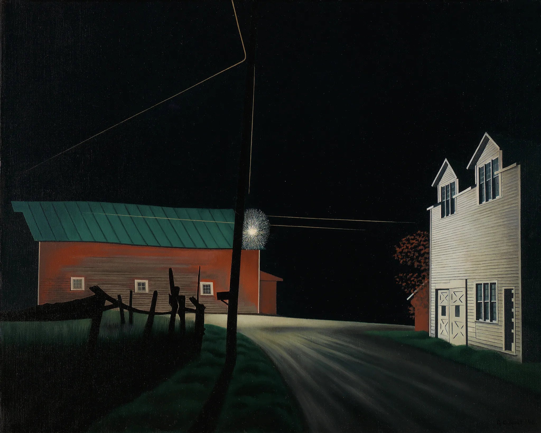 Bright Light at Russell's Corners