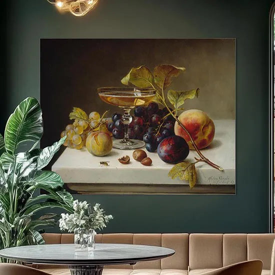 Still Life with Fruit and Champagne