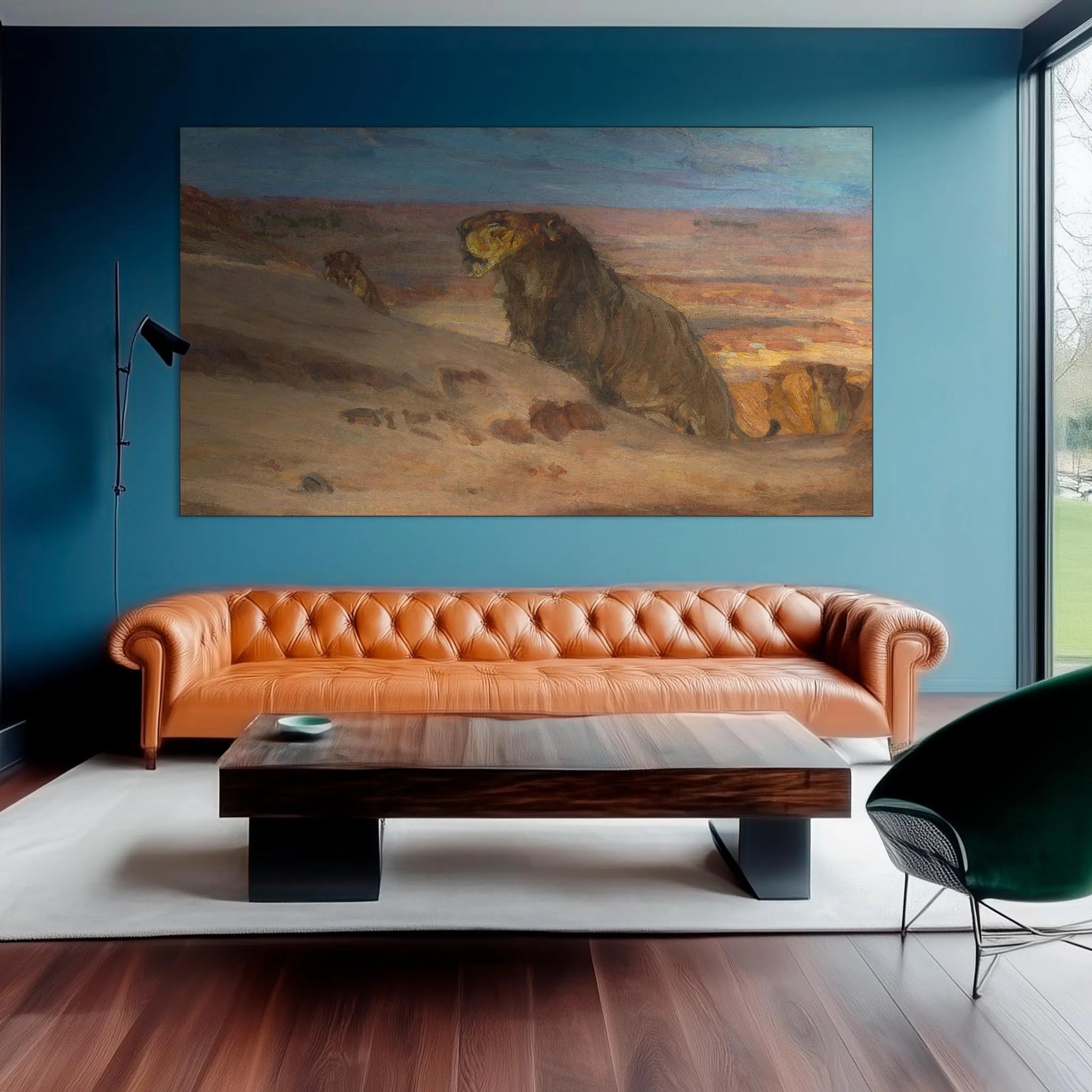 Lions in the Desert