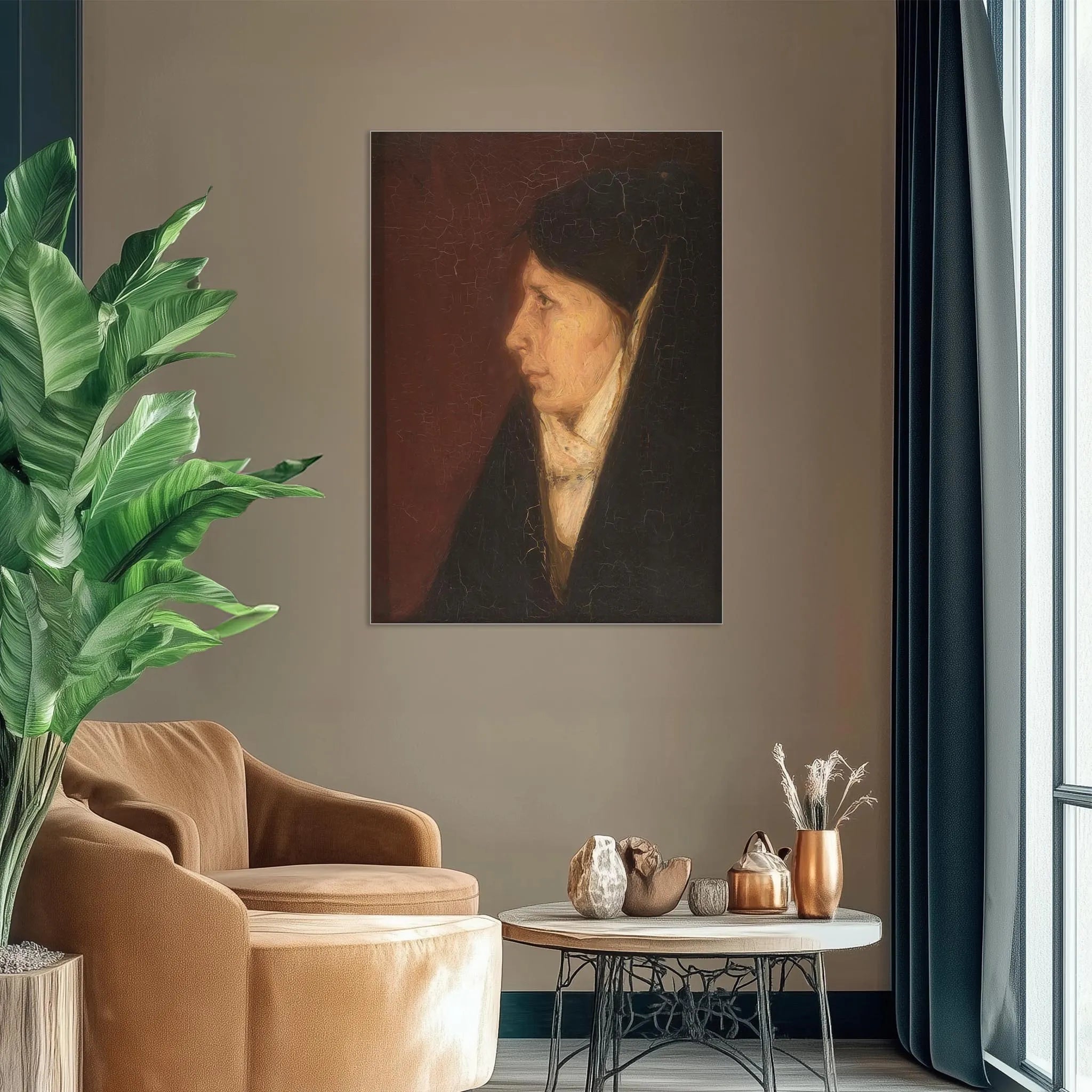 Profile of a Woman's Head