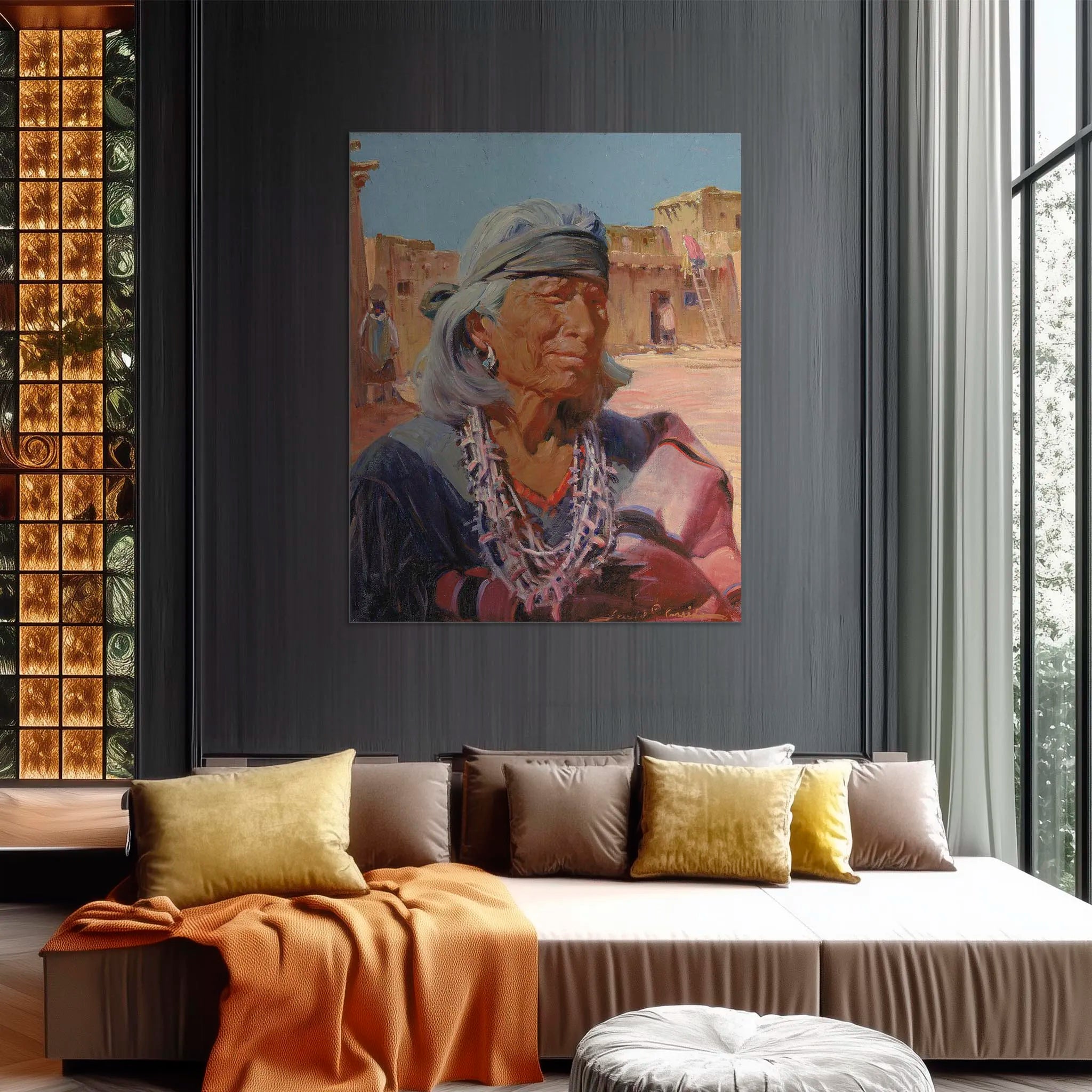 Old Man of Zuni, High Priest (Cacique)