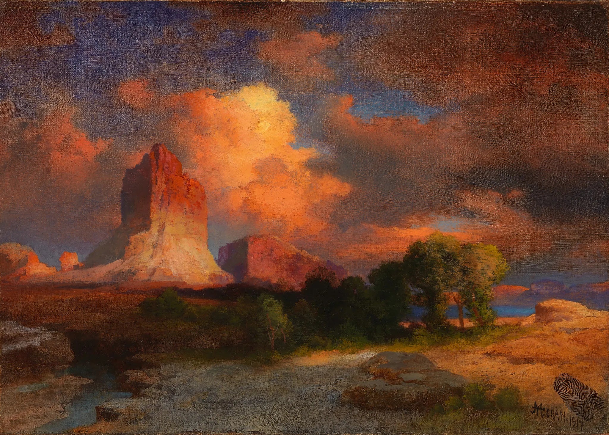 Sunset Cloud, Green River, Wyoming