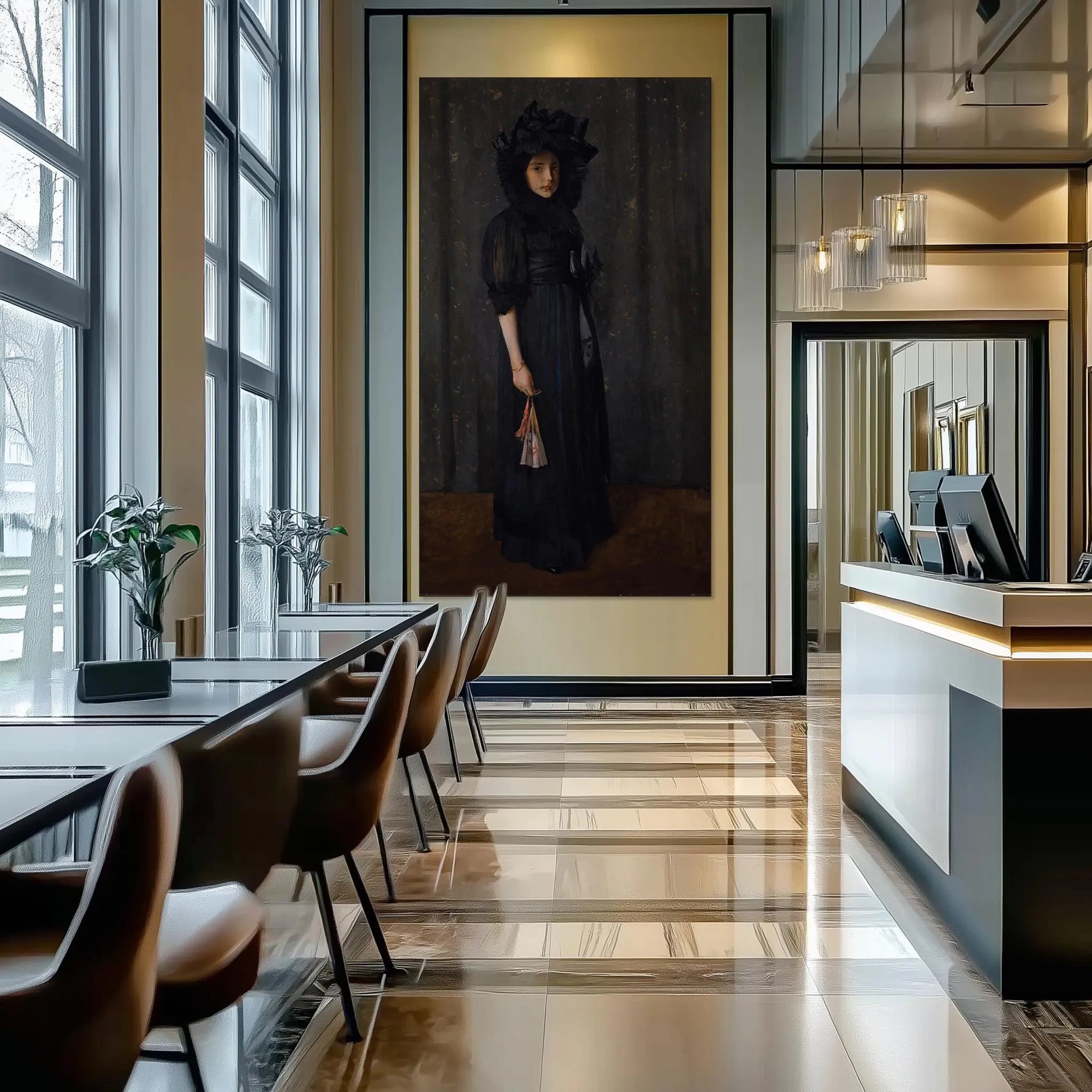 Young Girl in Black