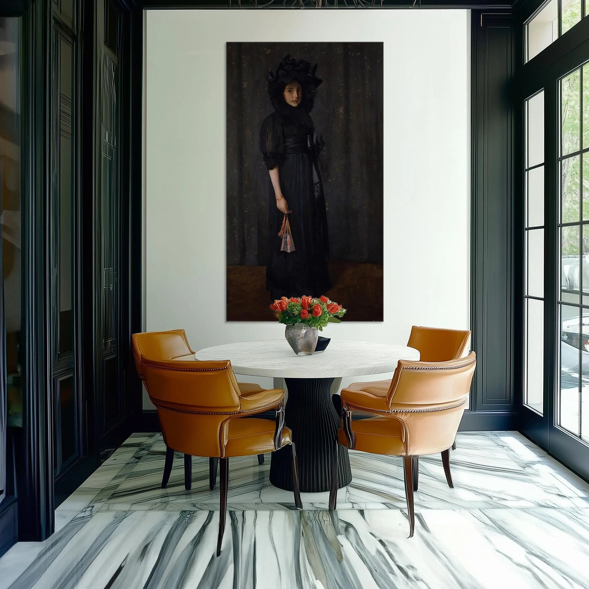 Young Girl in Black