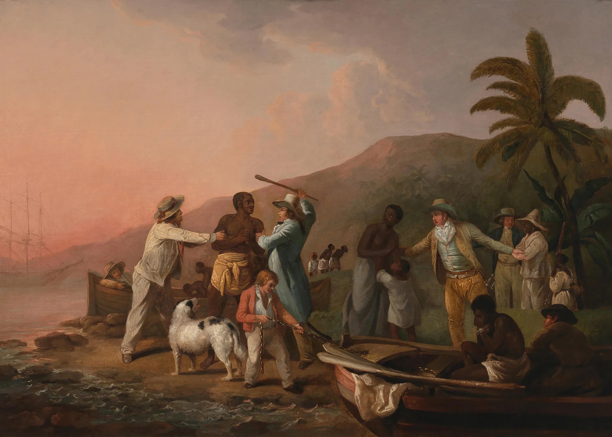 The Slave Trade (Execrable Human Traffick, or The Affectionate Slaves)