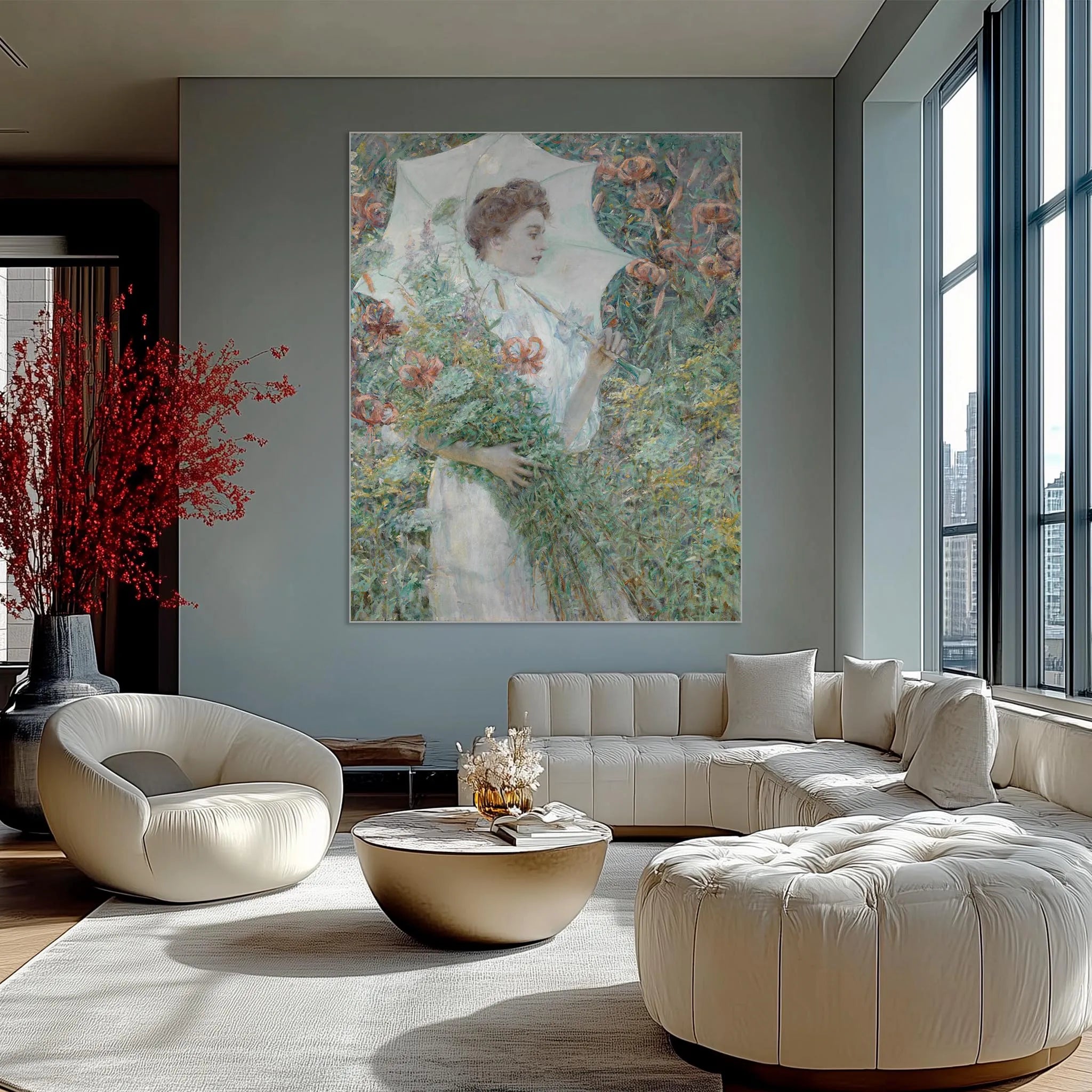 The White Parasol
